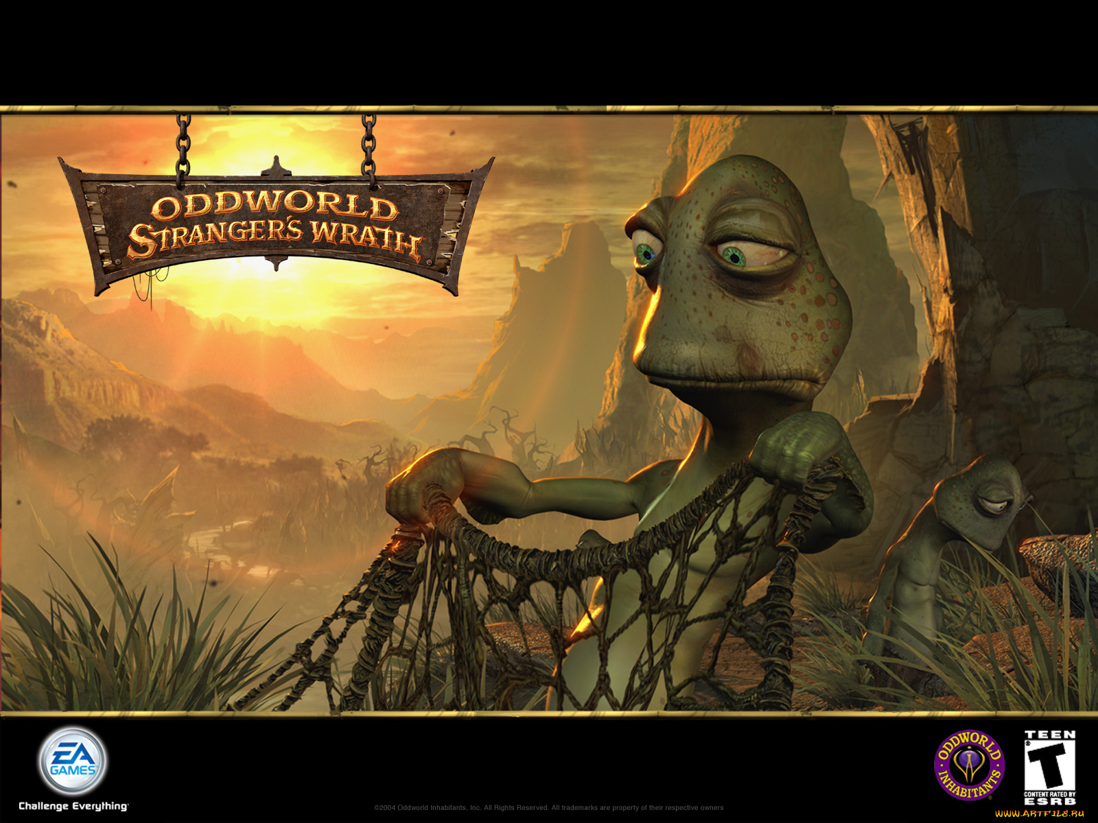 видео, игры, oddworld, strangers, wrath