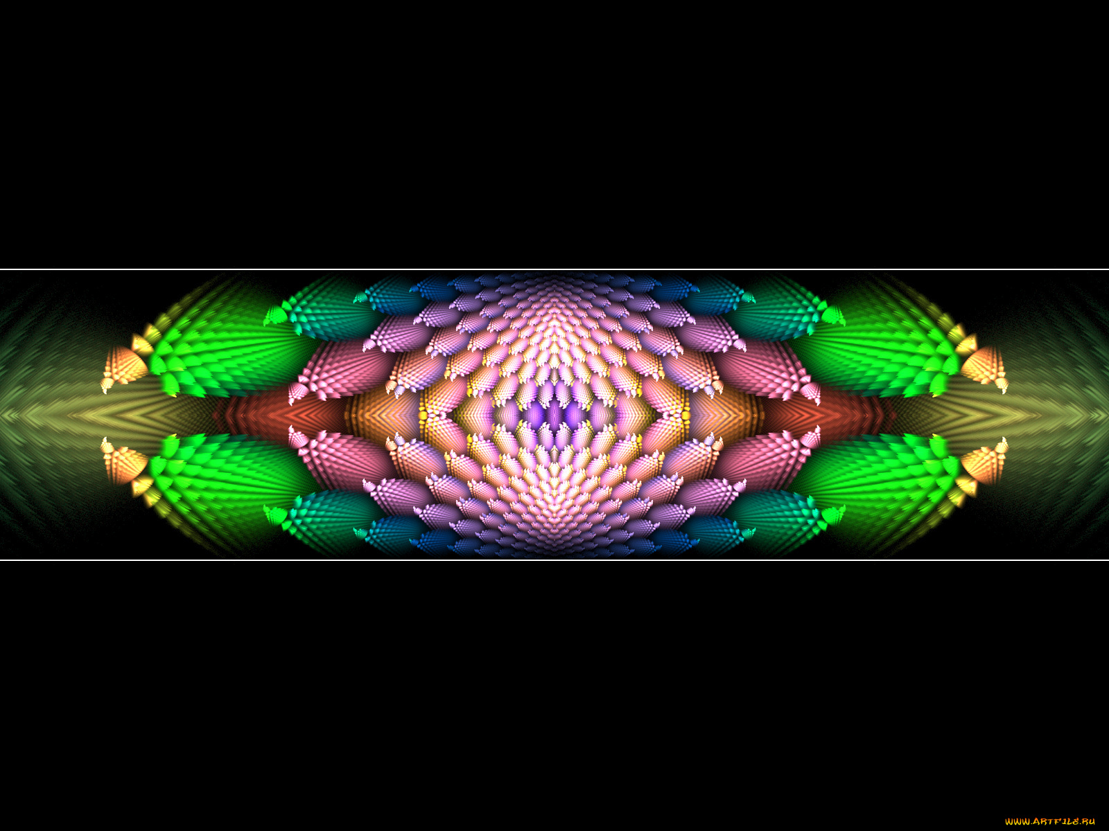 3д, графика, fractal, фракталы, узор, тёмный, фон