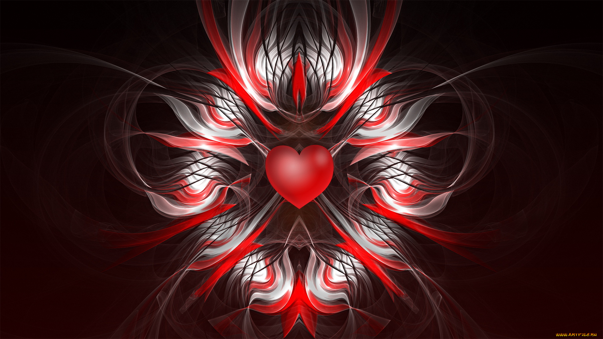 3д, графика, fractal, фракталы, узор