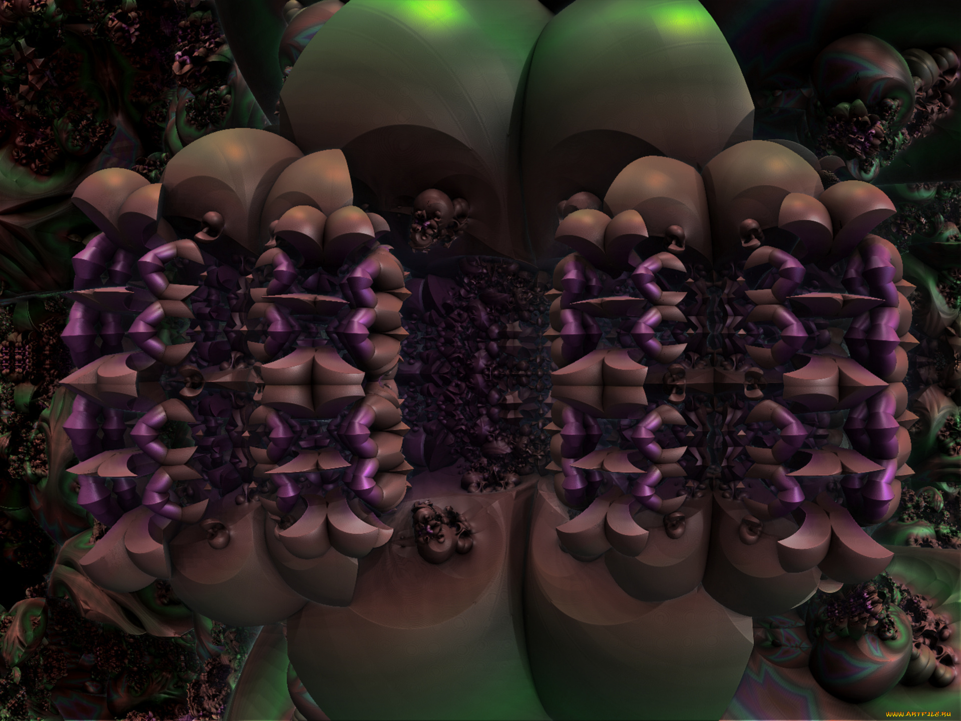 3д, графика, fractal, фракталы, фон, узор