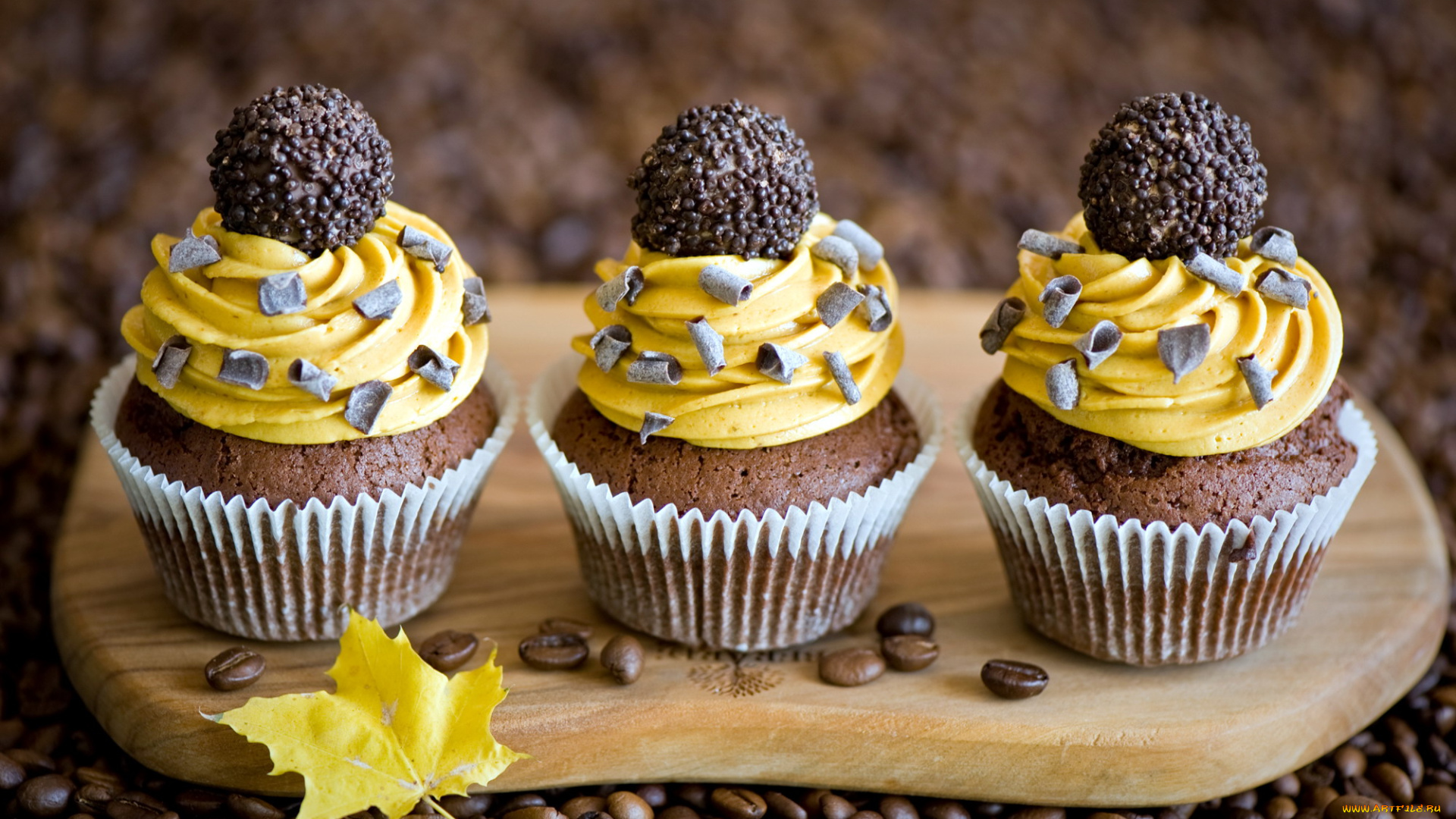 еда, пирожные, , кексы, , печенье, капкейки, лист, зерна