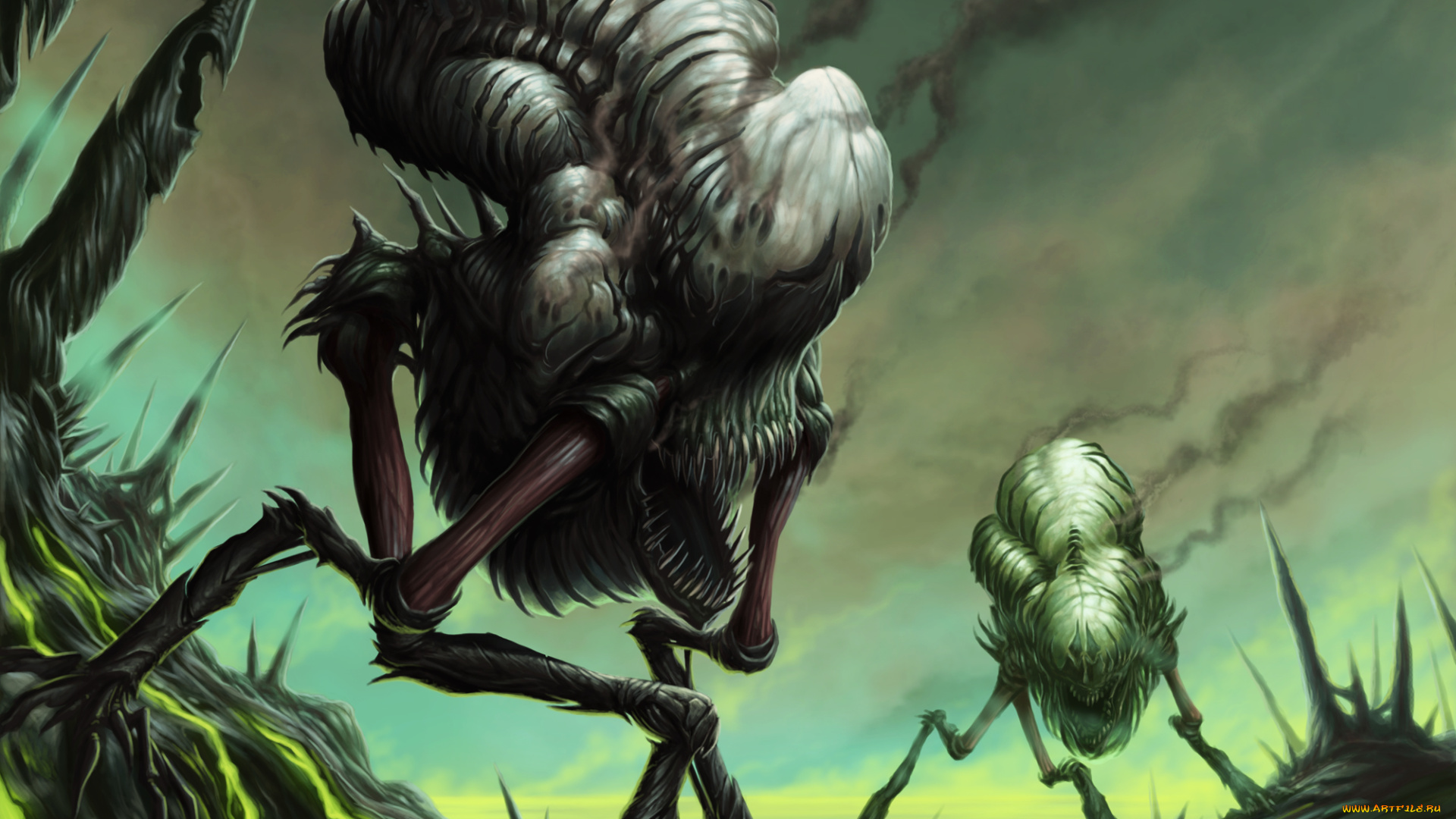 фэнтези, существа, чудовища, монстры, мир, иной