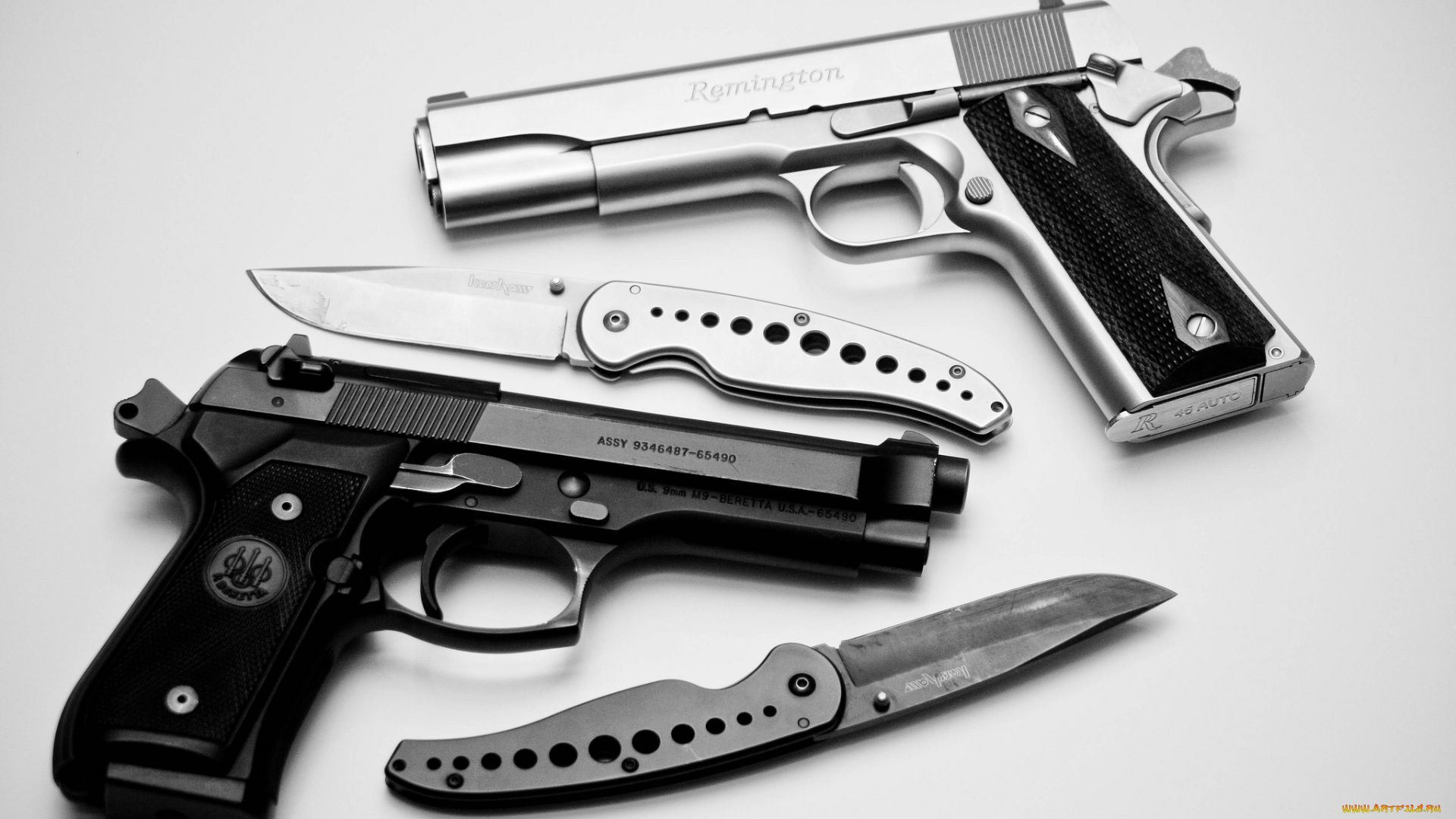 оружие, пистолеты, ножи
