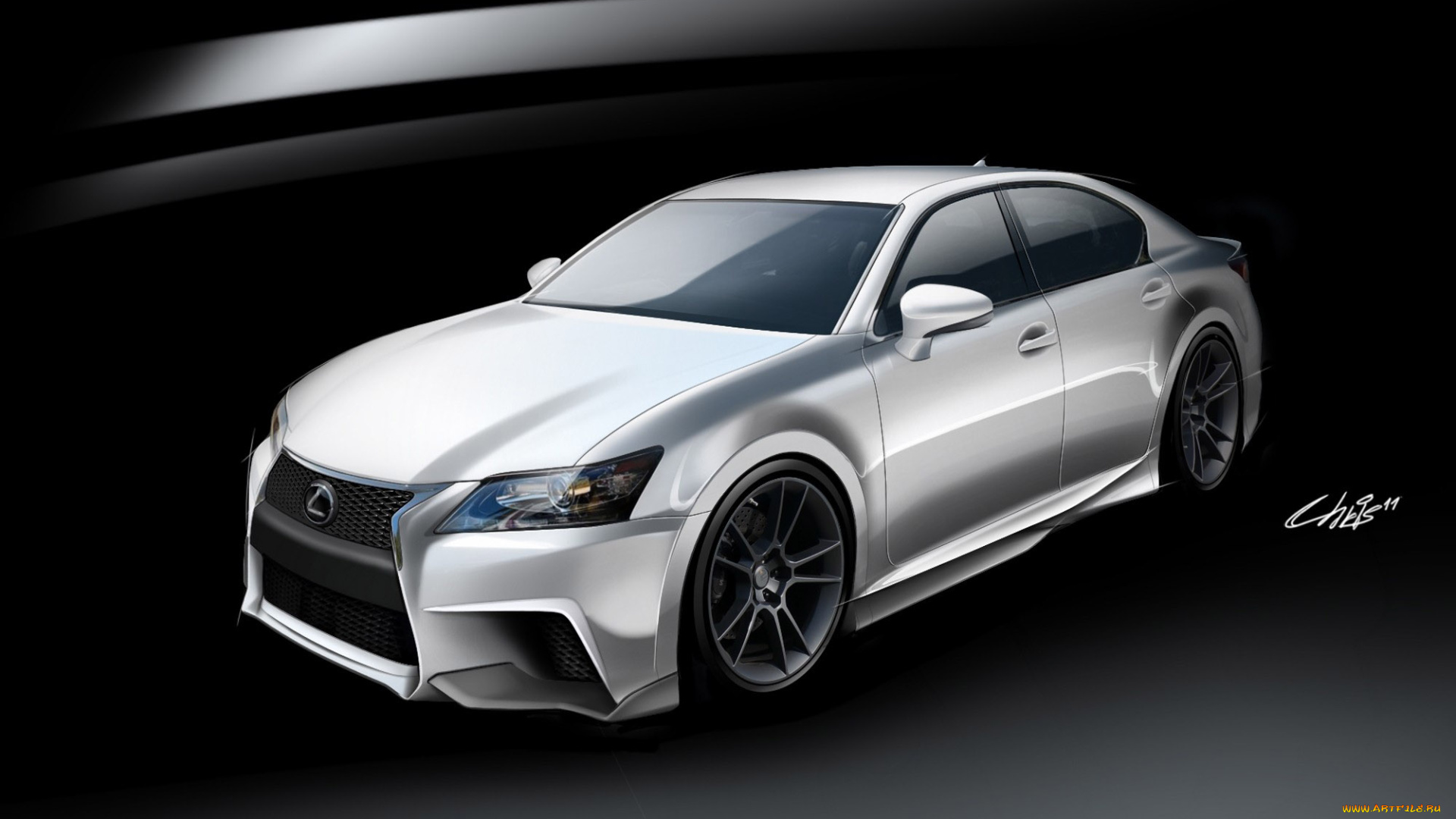 project-gs-f-sport-by-five-axis, автомобили, lexus, sport