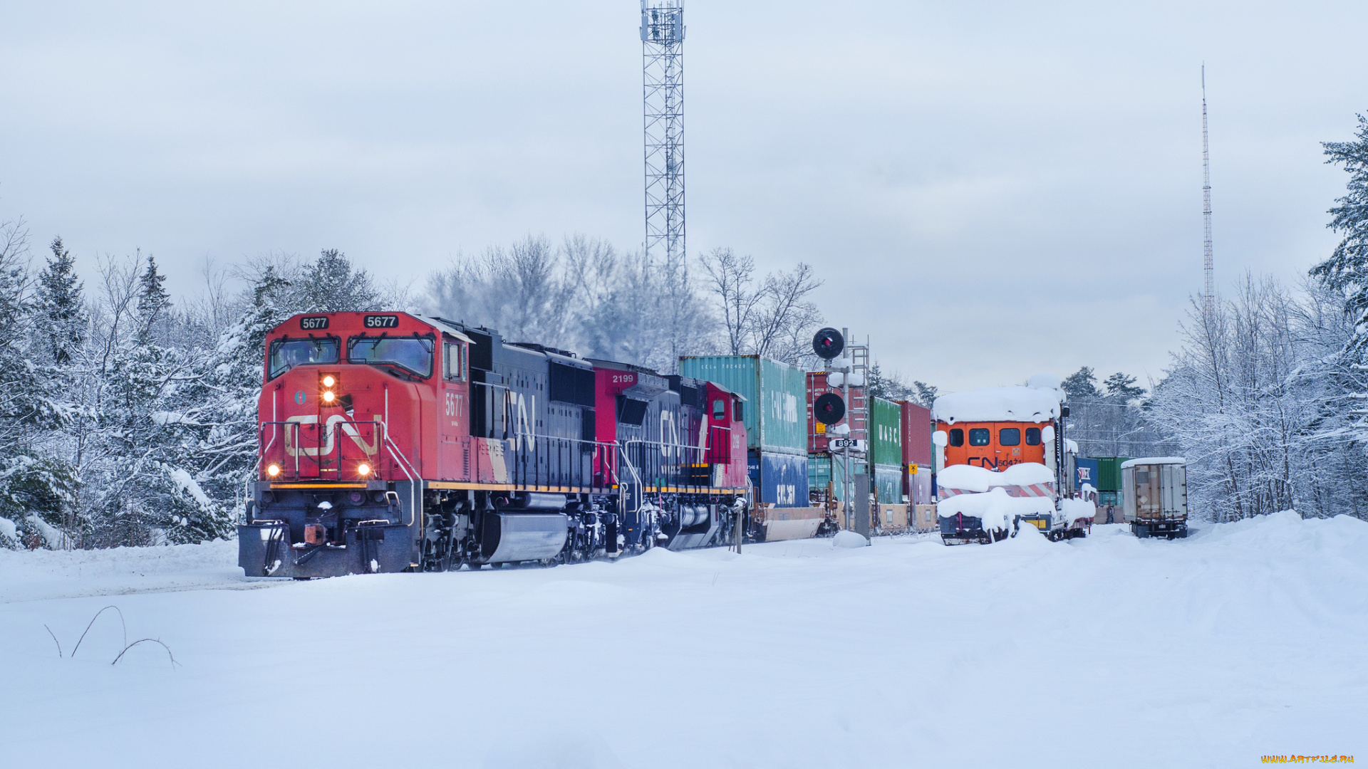 техника, поезда, локомотив, рельсы