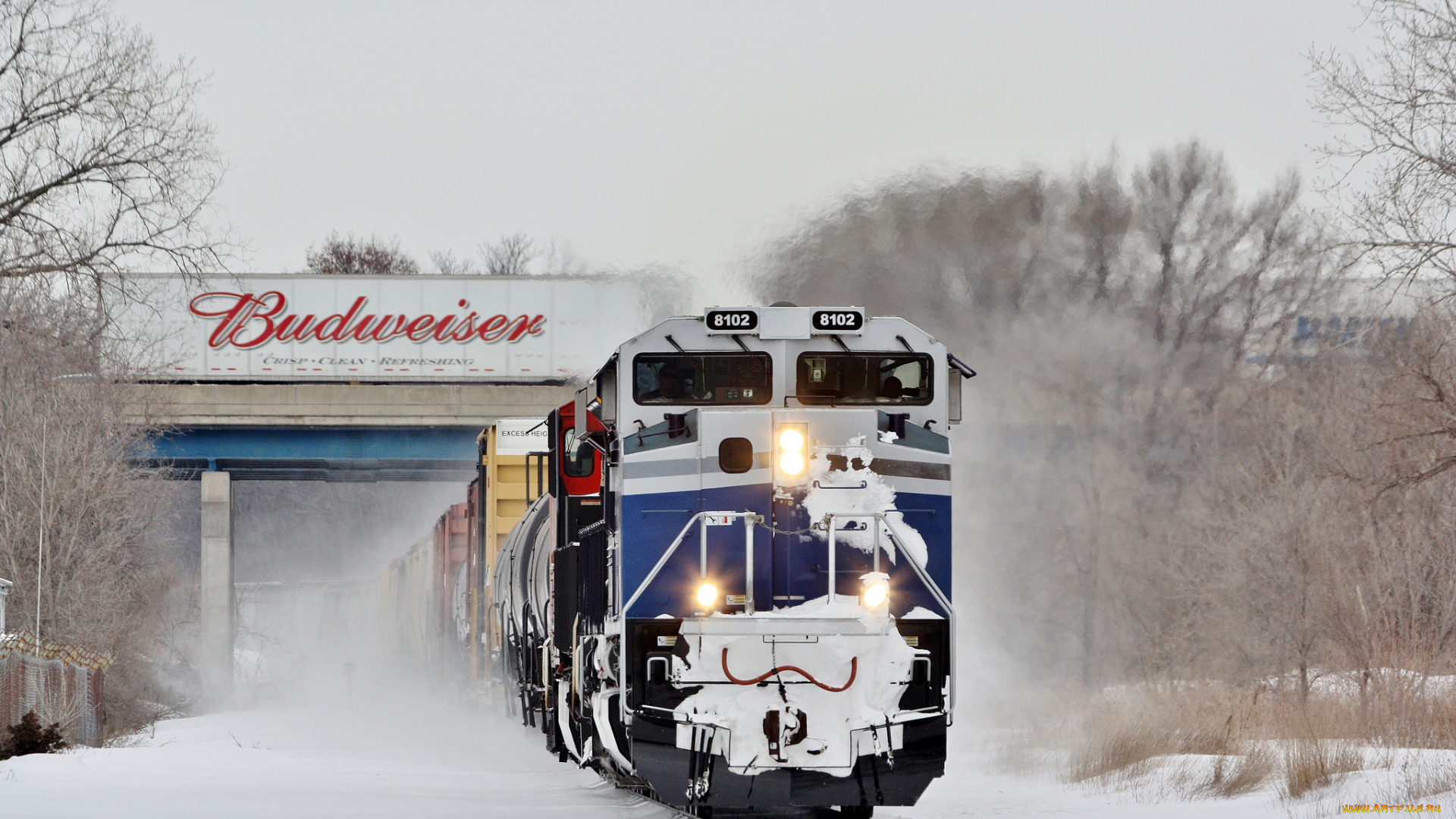 техника, поезда, локомотив, рельсы