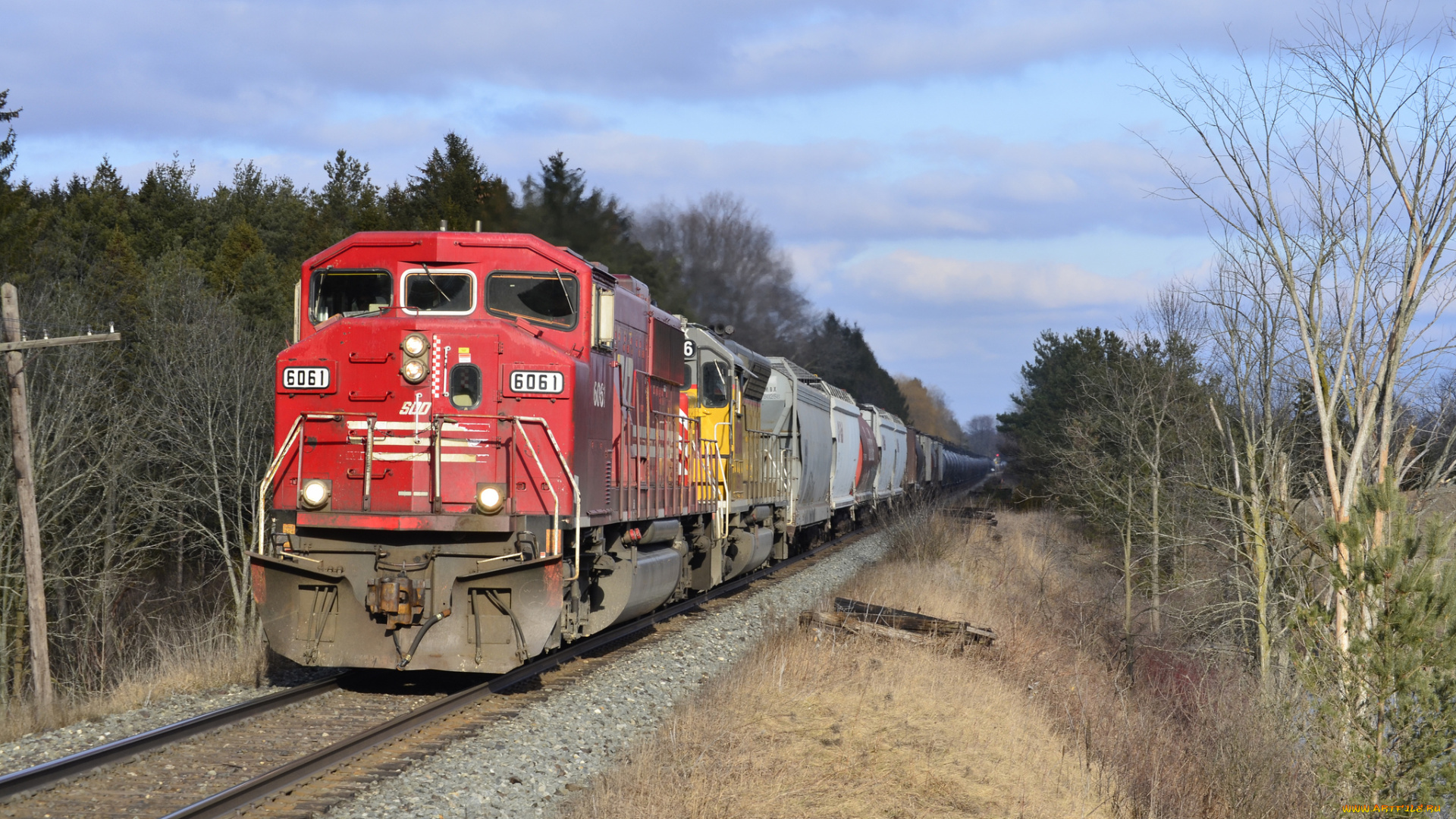 техника, поезда, рельсы, локомотив