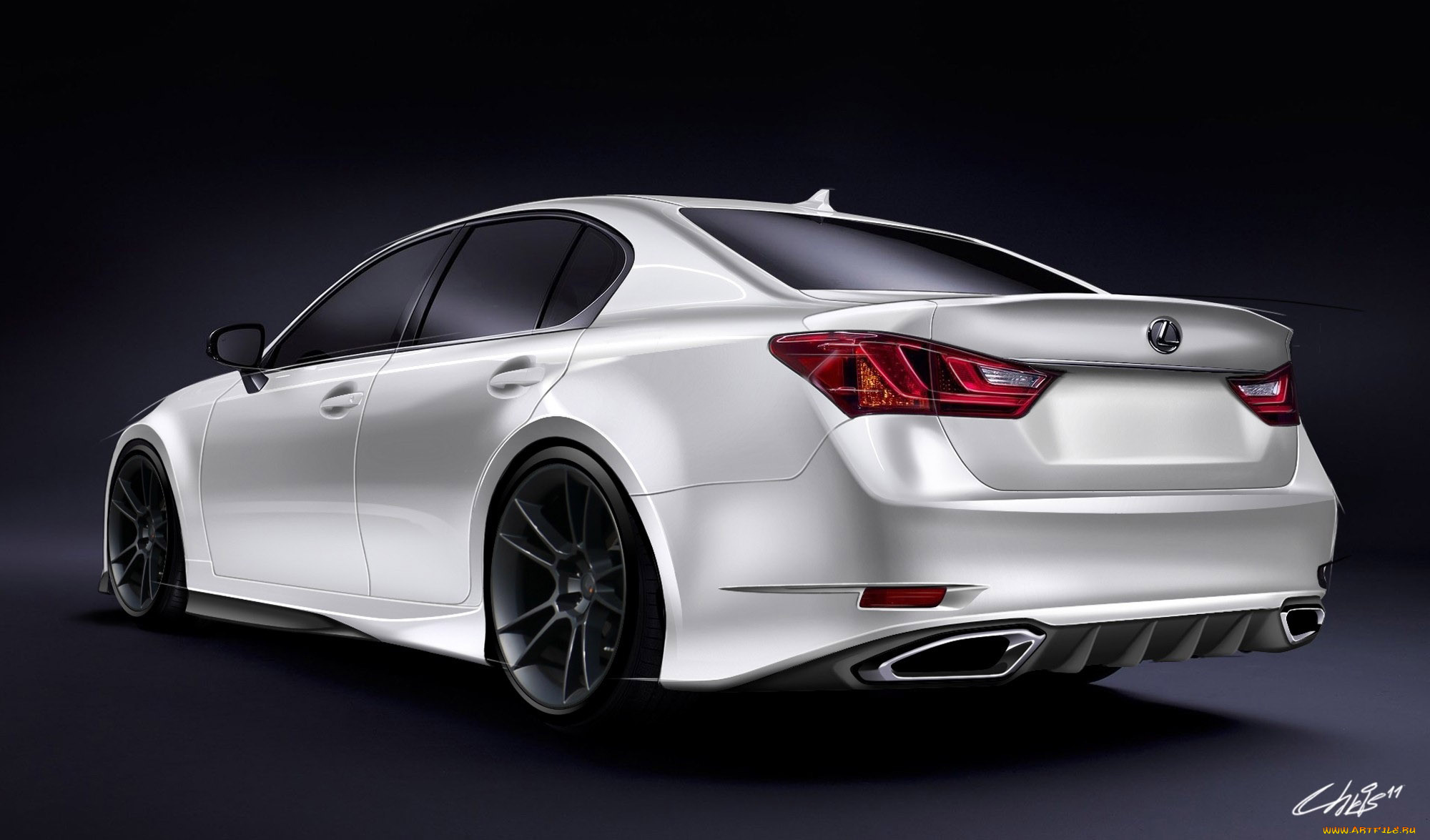 project-gs-f-sport-by-five-axis, автомобили, lexus, sport