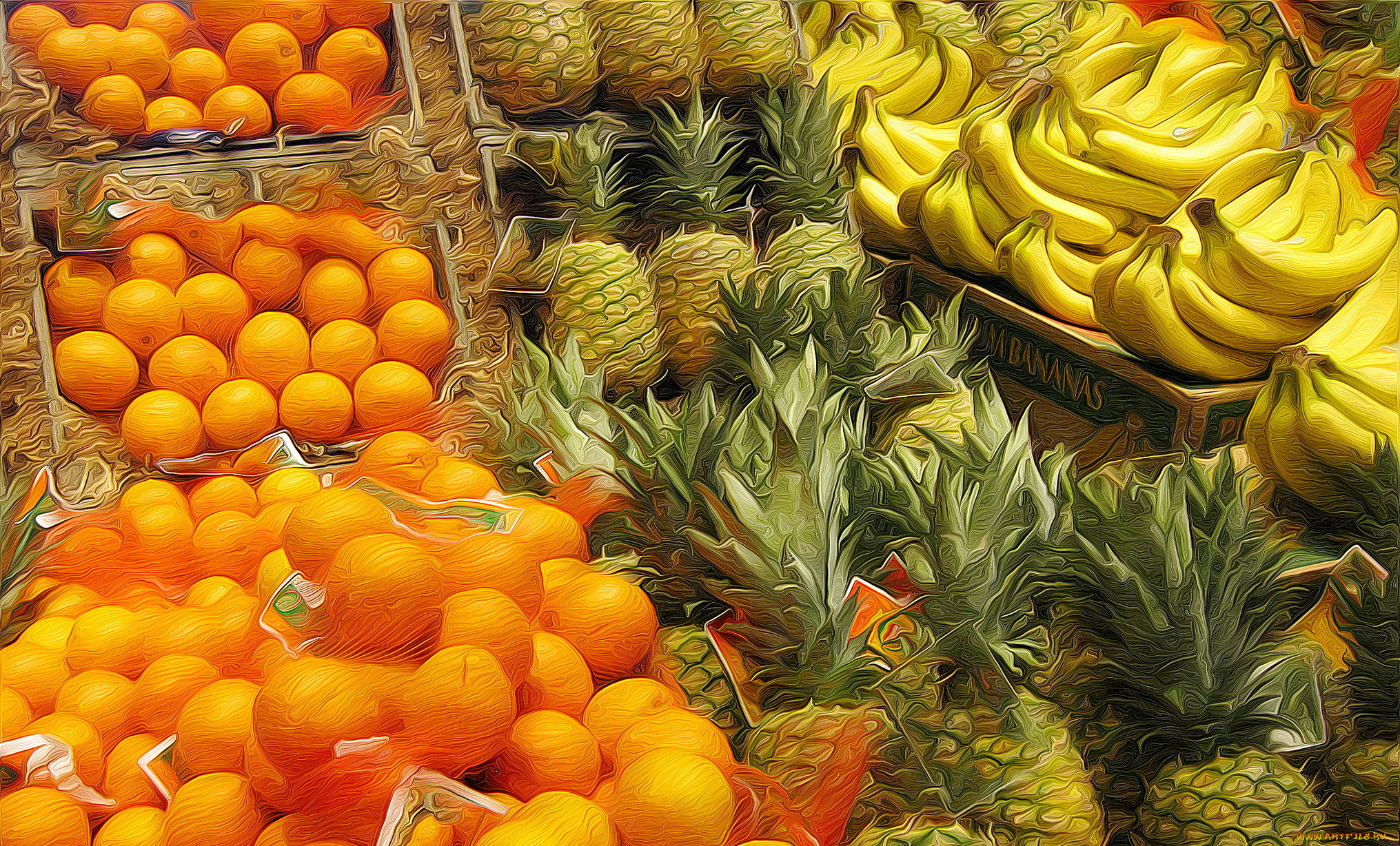 разное, компьютерный, дизайн, фрукты