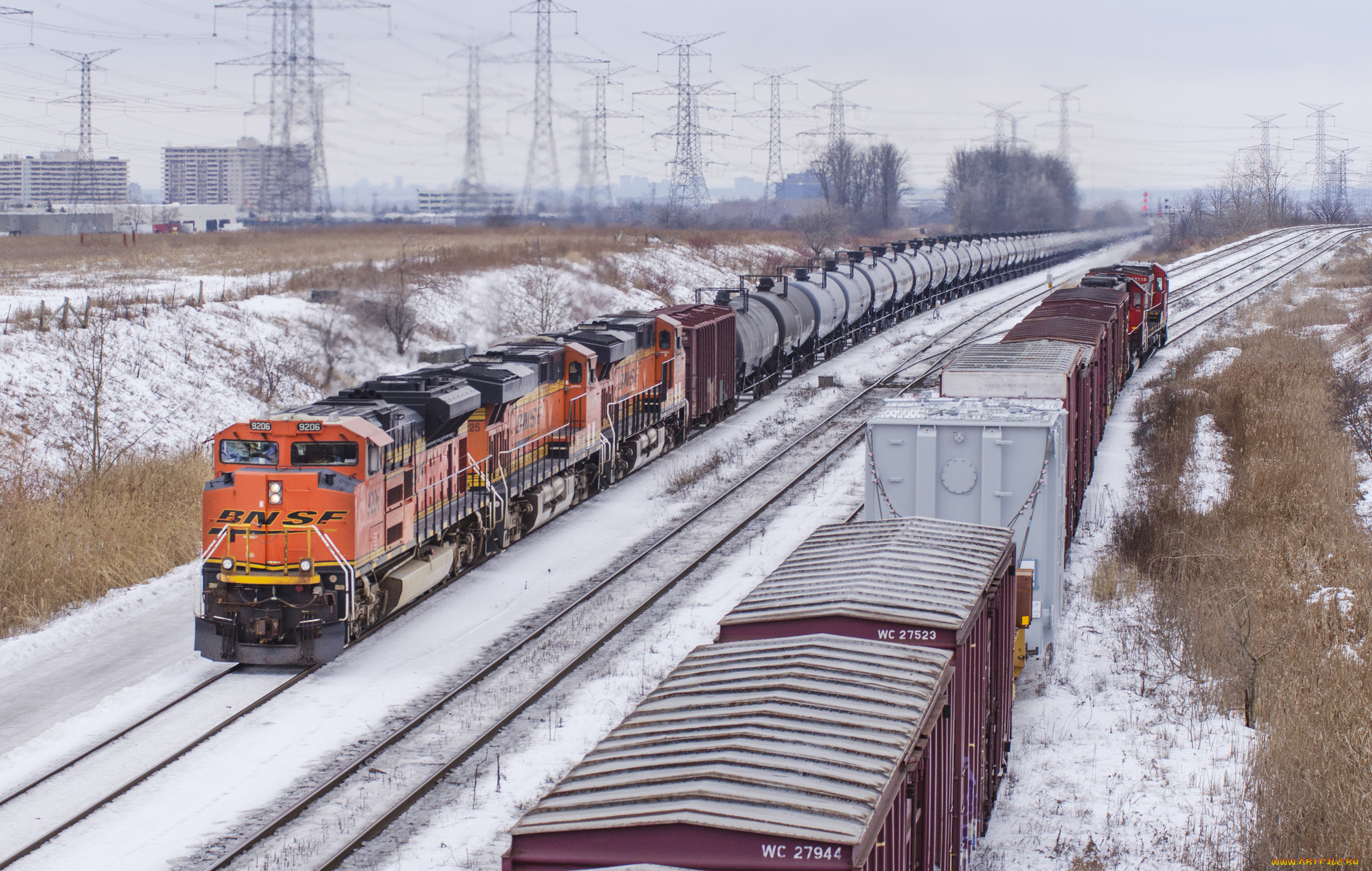 техника, поезда, локомотив, рельсы