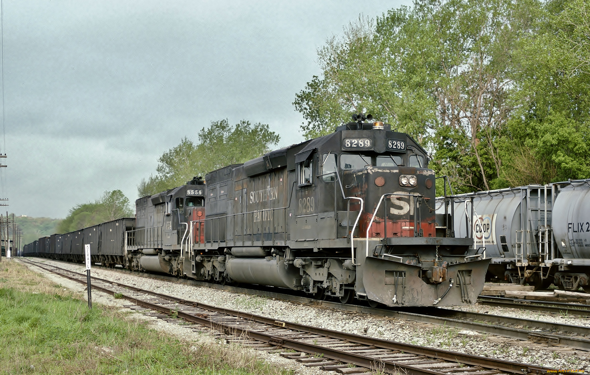 техника, поезда, локомотив, рельсы