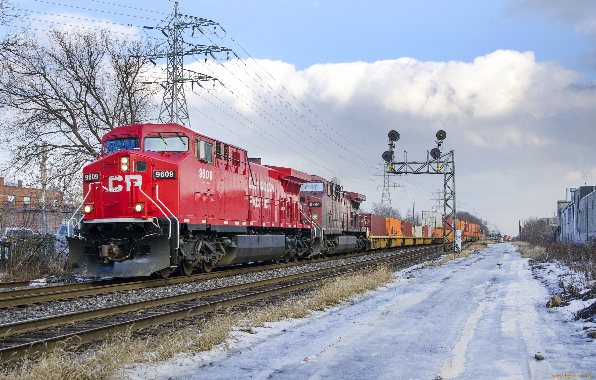 техника, поезда, рельсы, локомотив