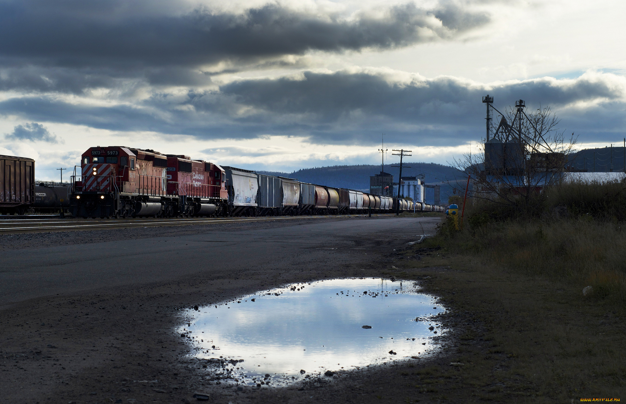 техника, поезда, рельсы, локомотив