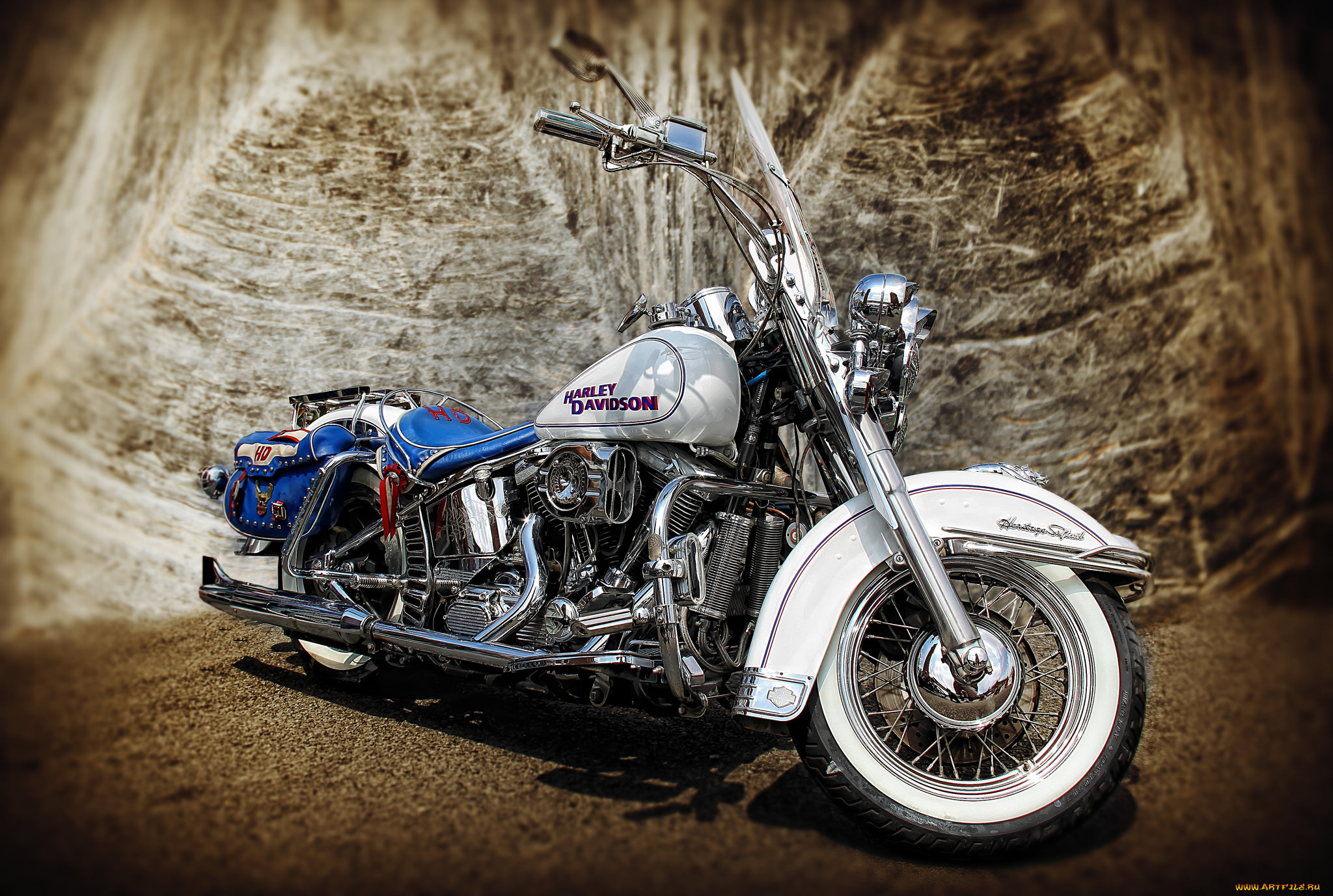 мотоциклы, harley-davidson, hdr