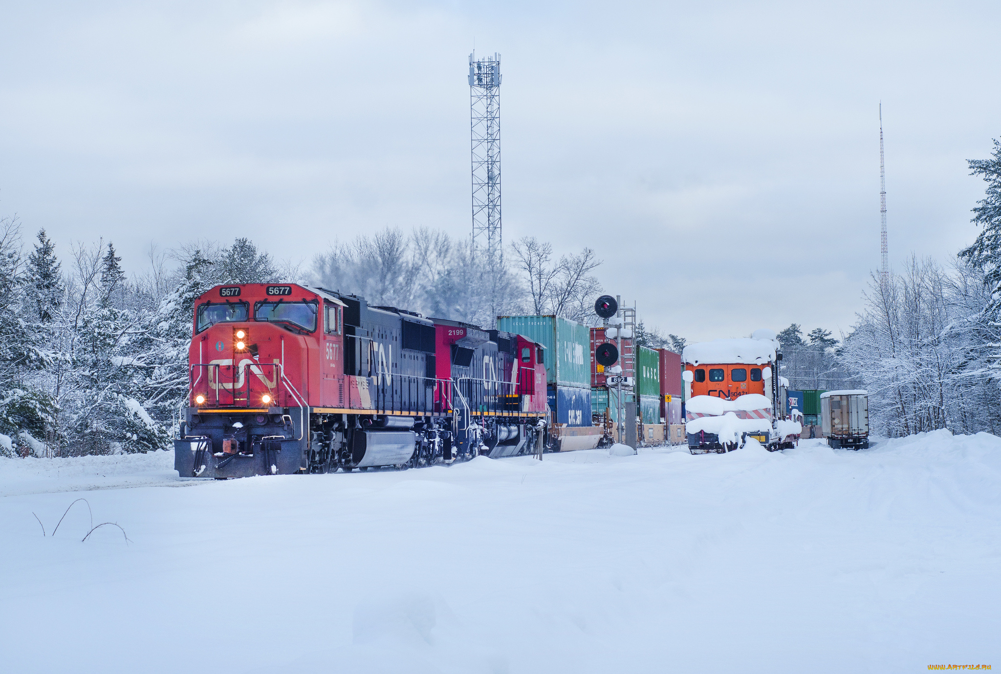 техника, поезда, локомотив, рельсы