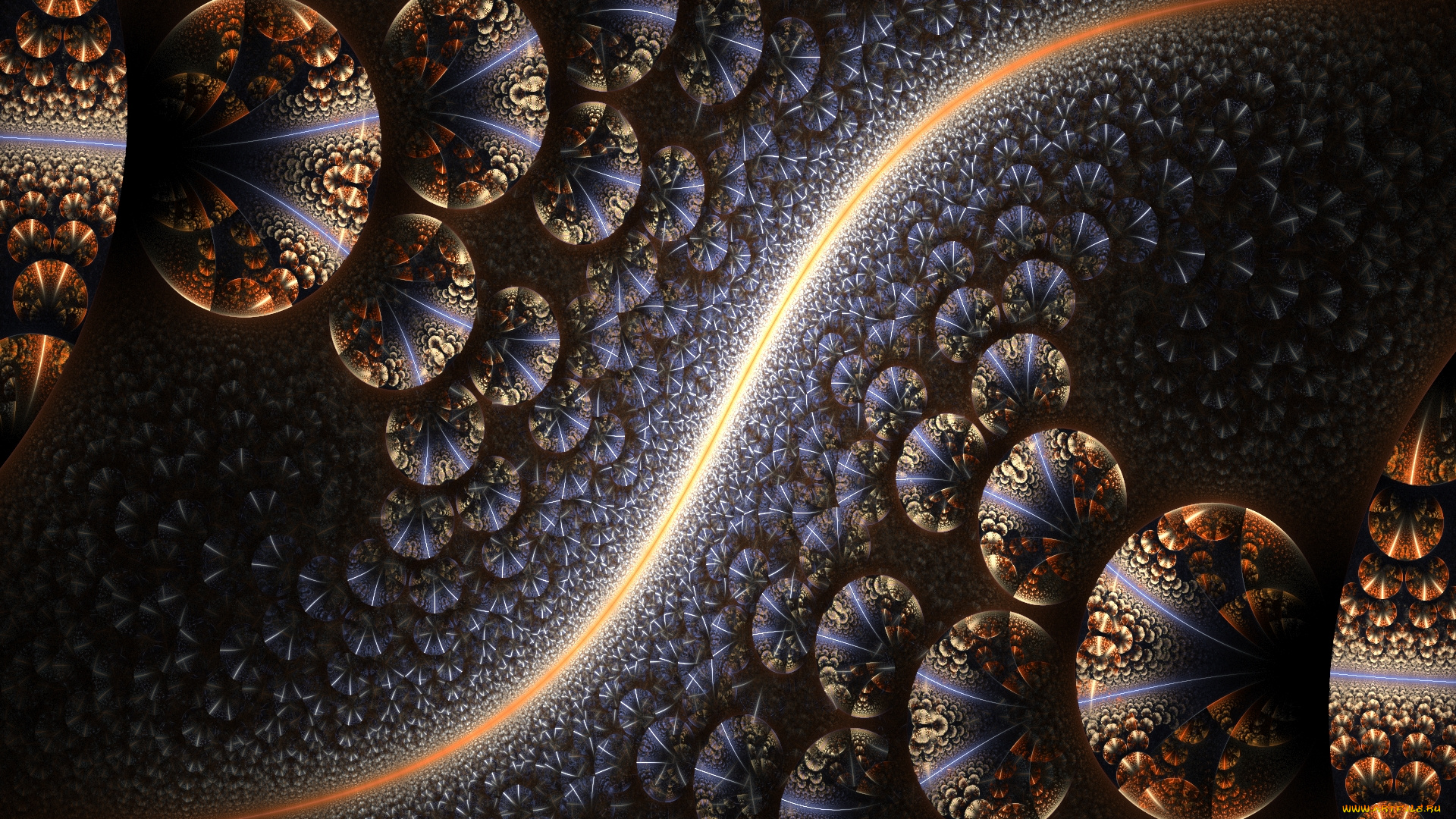 3д, графика, фракталы, , fractal, цвета, фон, узор