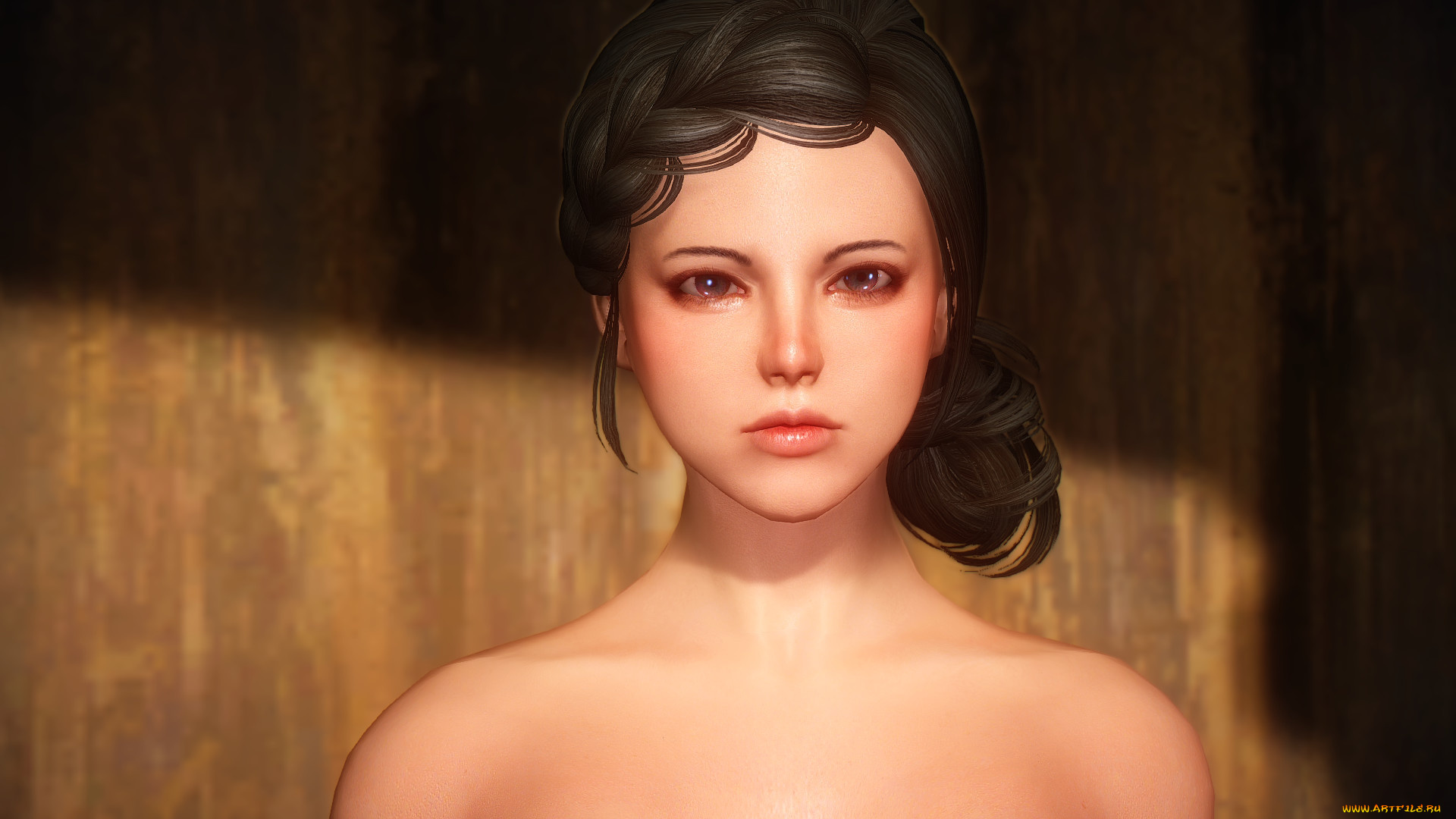 3д, графика, портрет, , portraits, девушка, фон, взгляд