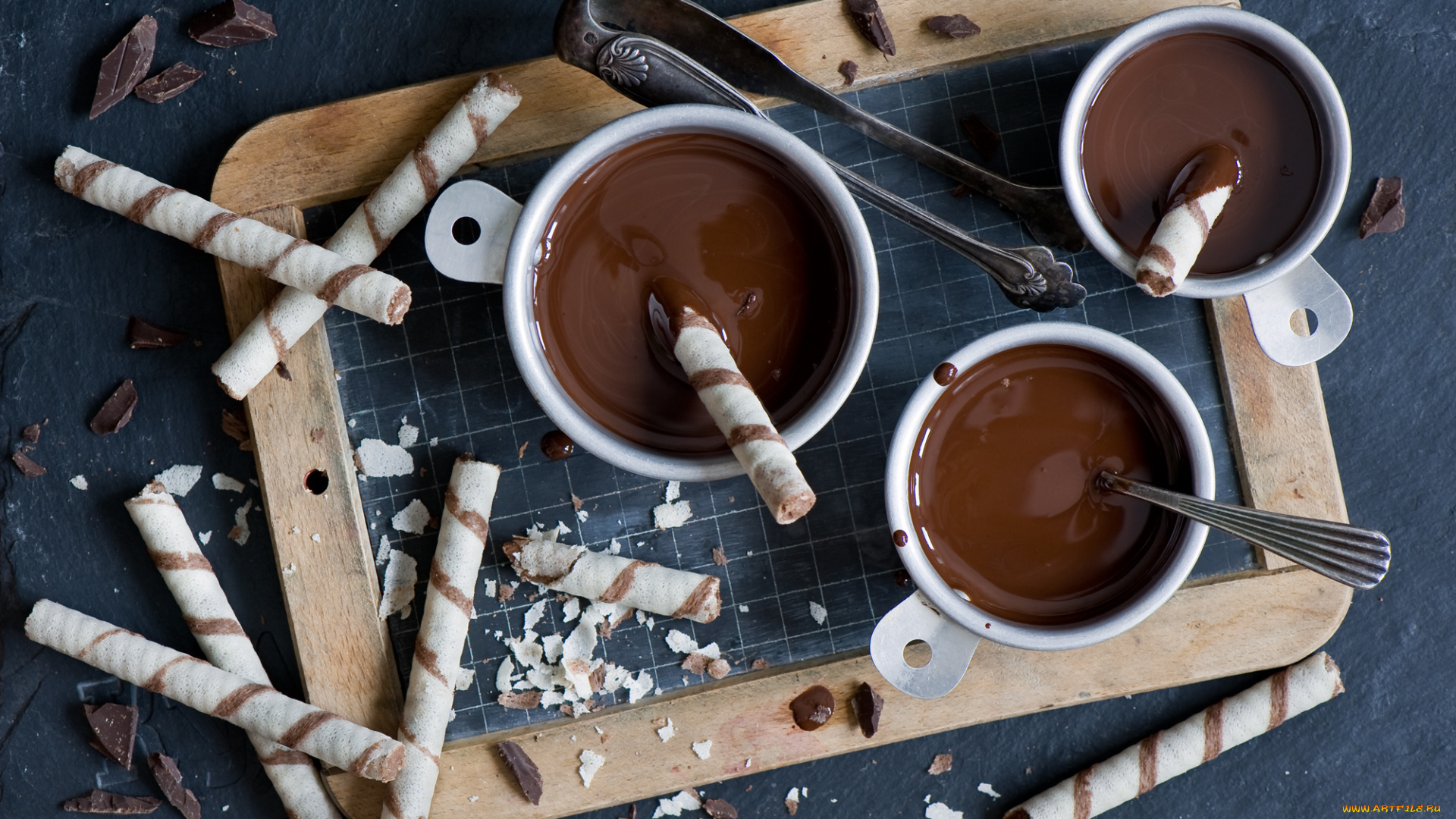 еда, конфеты, , шоколад, , сладости, сладости, трубочки, чашки, горячий, шоколад