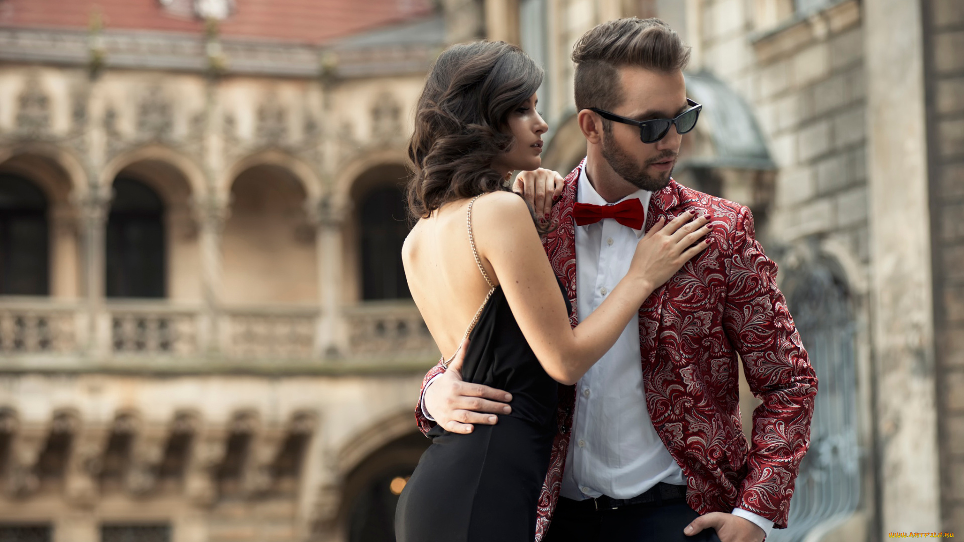 разное, мужчина, женщина, город, пара, young, couple, in, love