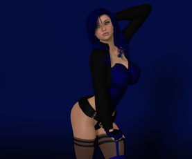 обоя 3д графика, люди , people, девушка, фон, взгляд