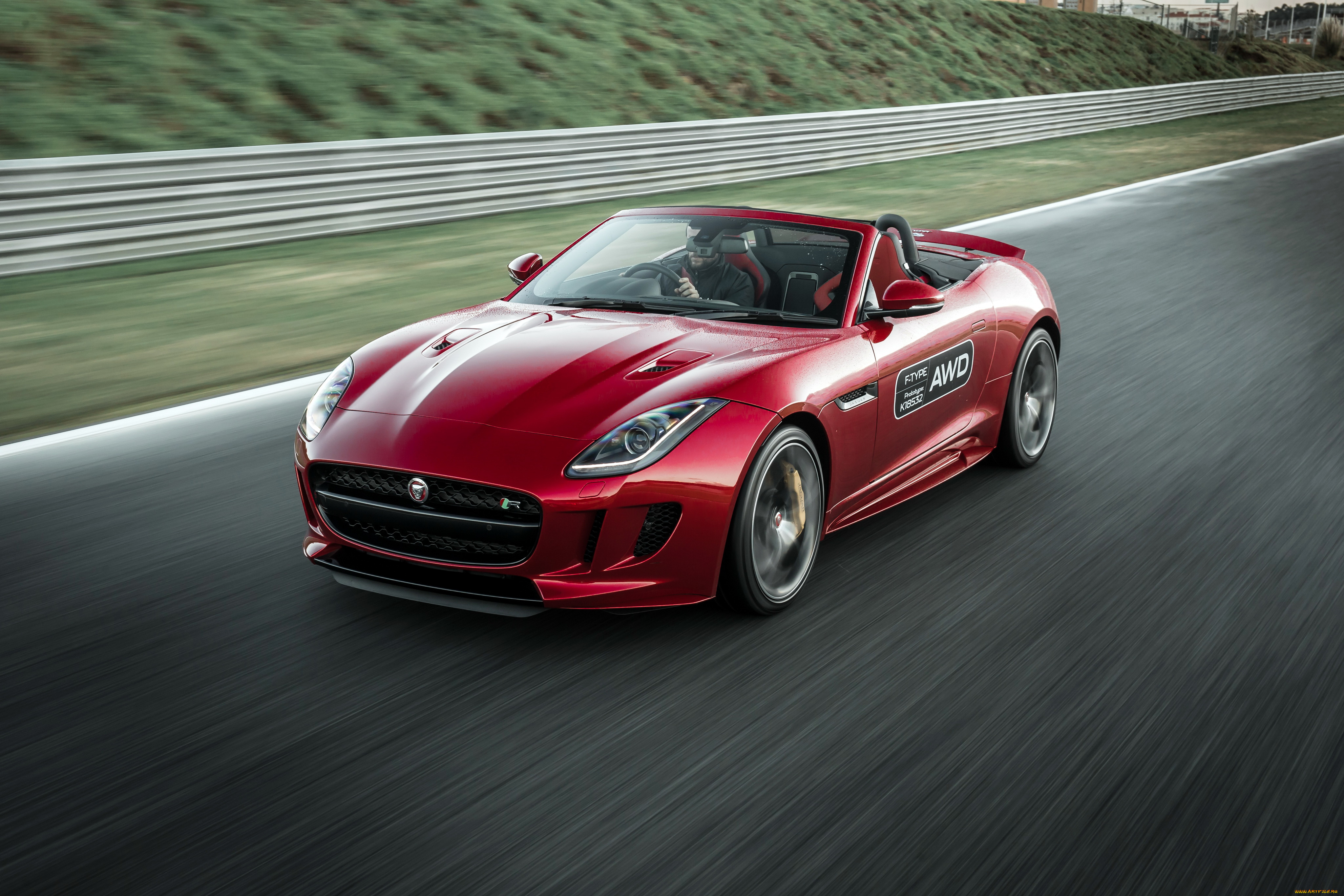 автомобили, jaguar, красный, 2015г, uk-spec, r, awd, f-type