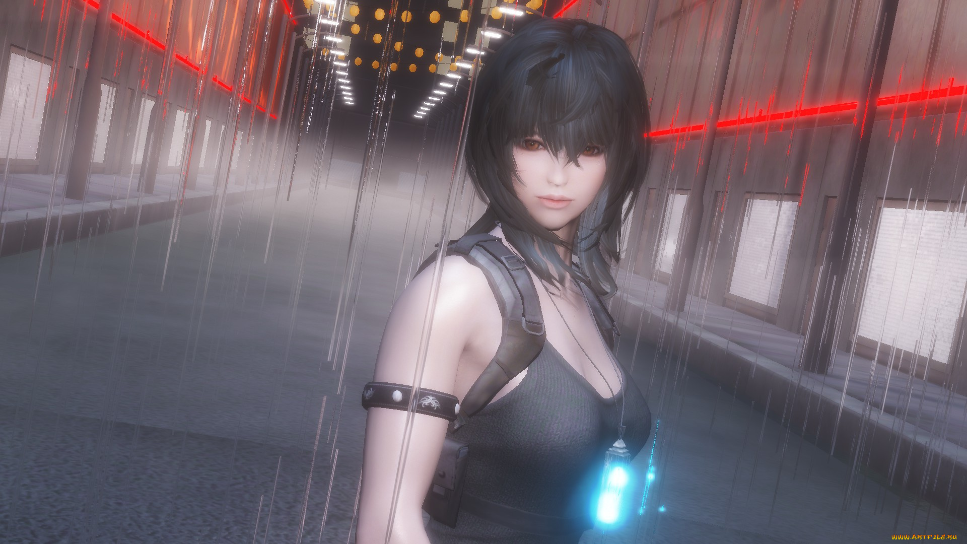 3д, графика, фантазия, , fantasy, фон, взгляд, девушка