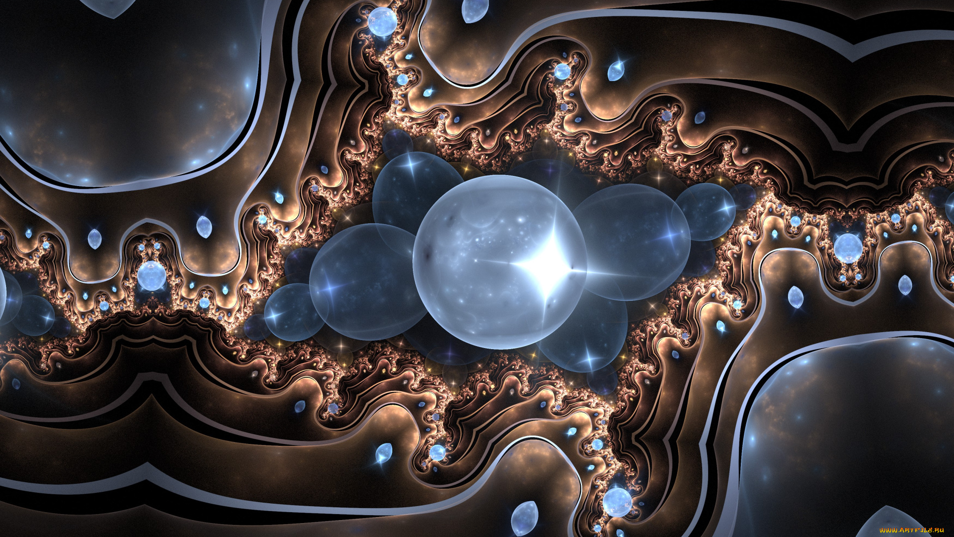 3д, графика, фракталы, , fractal, цвета, фон, узор