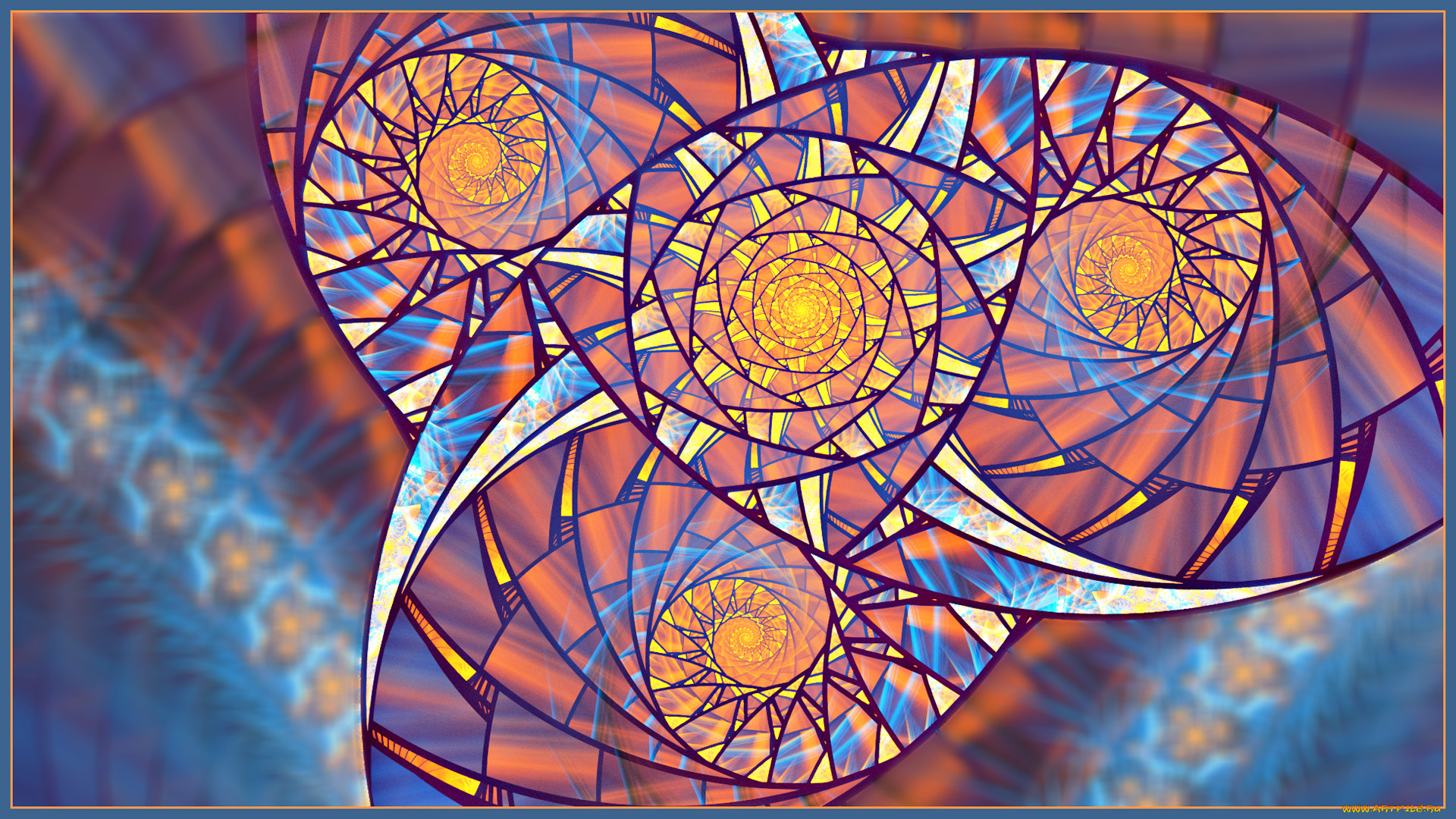 3д, графика, фракталы, , fractal, цвета, фон, узор