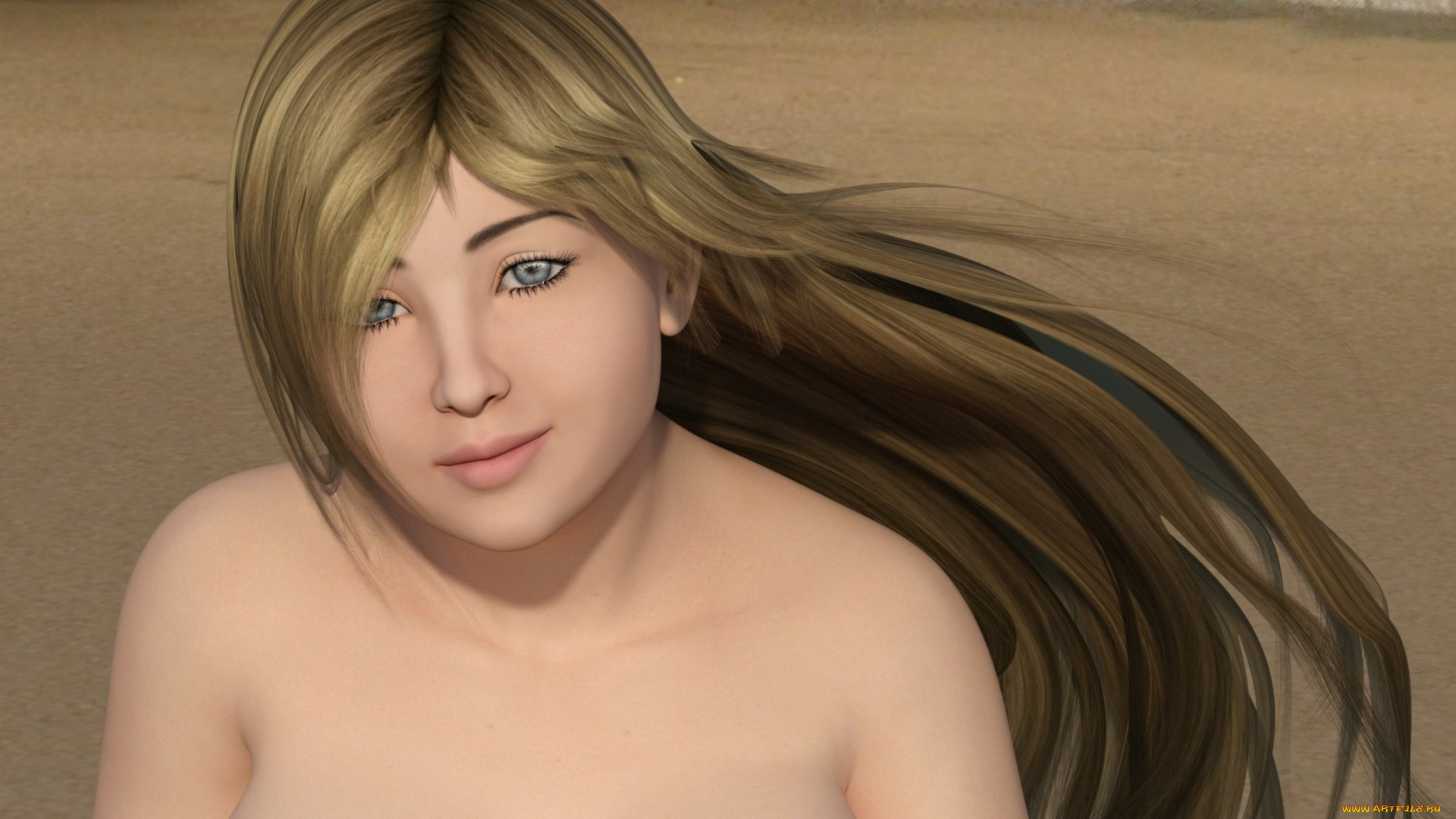 3д, графика, портрет, , portraits, девушка, взгляд, фон