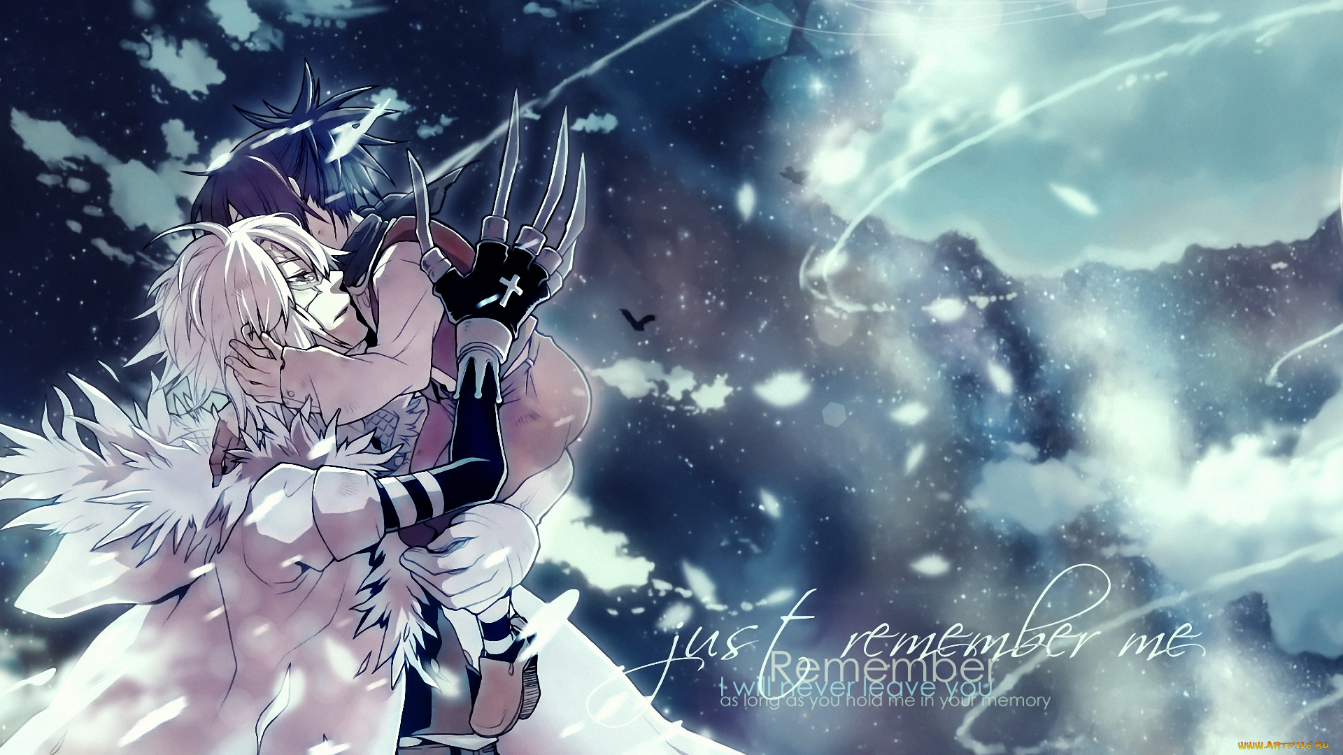 аниме, , gray-man, walker, allen, экзорцист, парень, воин, небо, облака