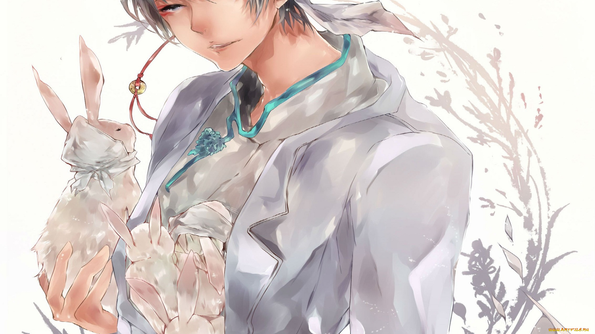 аниме, hoozuki, no, reitetsu, хакутаку, хладнокровный, хозуки