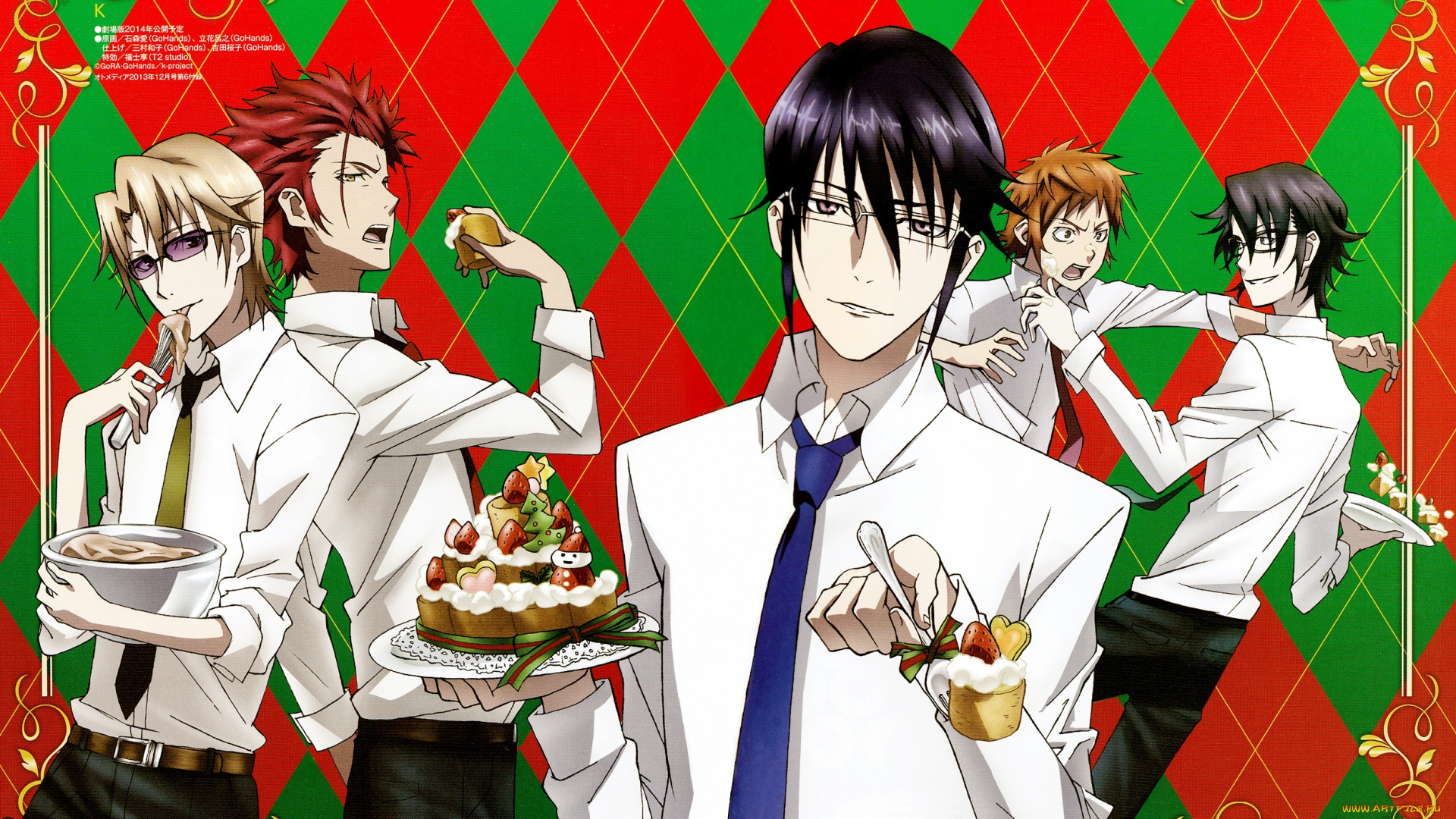 аниме, k, project, парни, проект, кей