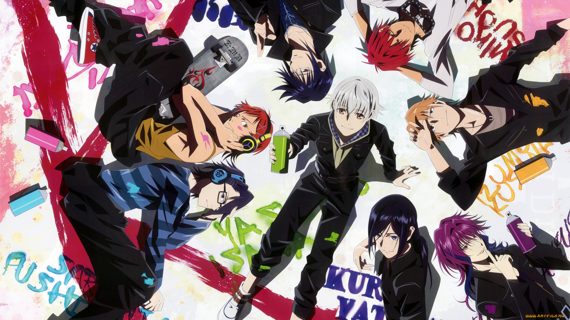 аниме, k, project, проект, кей