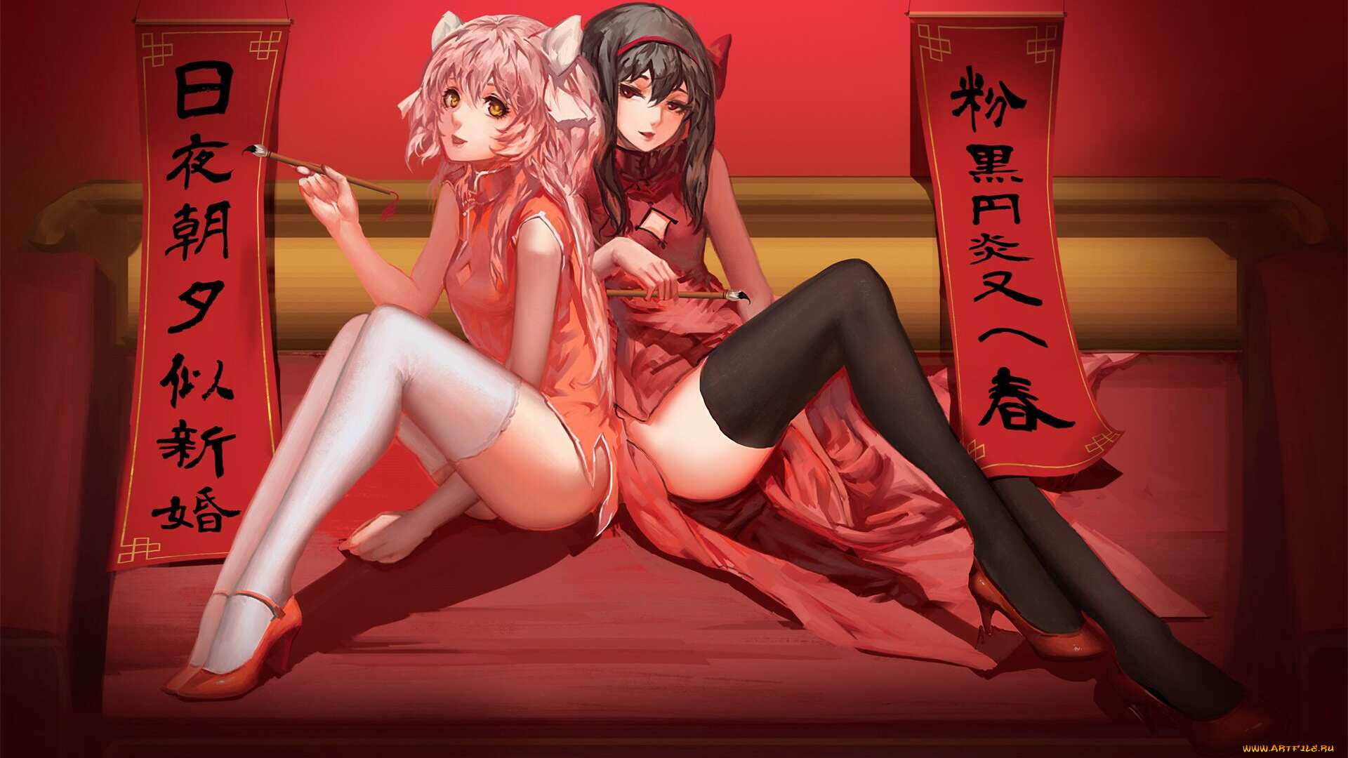 аниме, mahou, shoujo, madoka, magika, mahou, shoujo, madoka, magica, movie, kaname, akemi, homura, blackrabbitsoul