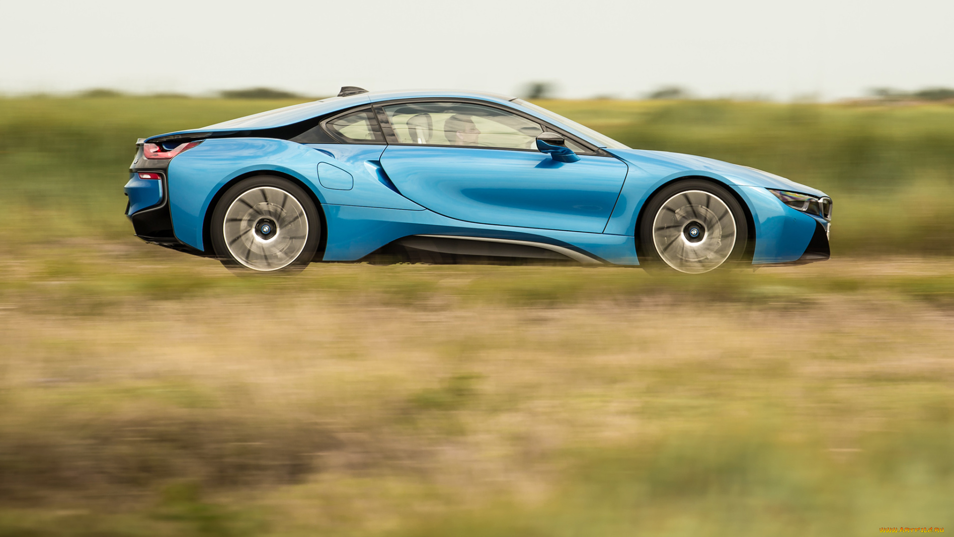 автомобили, bmw, i8, uk-spec, 2014г, синий