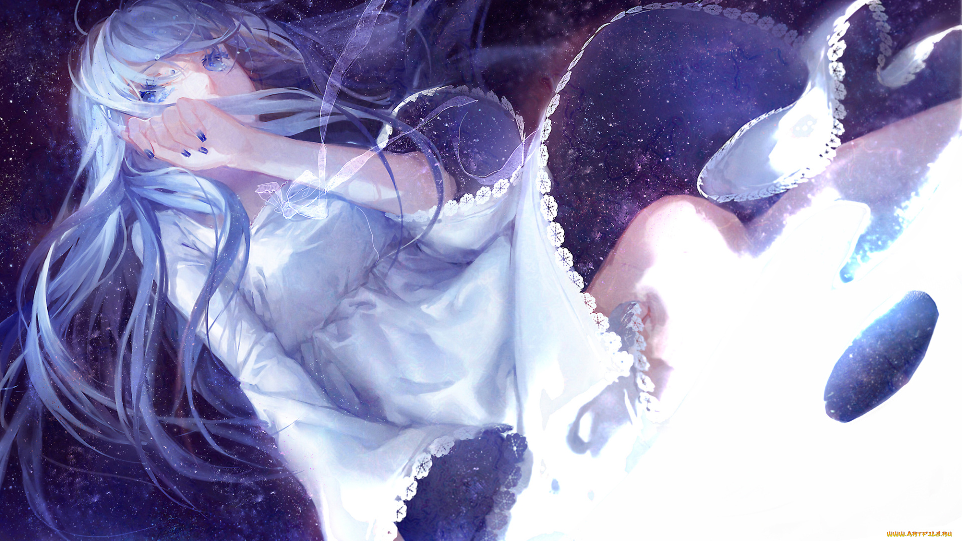 автор, , , moss, , 2225028, аниме, unknown, , другое, девочка, арт, платье