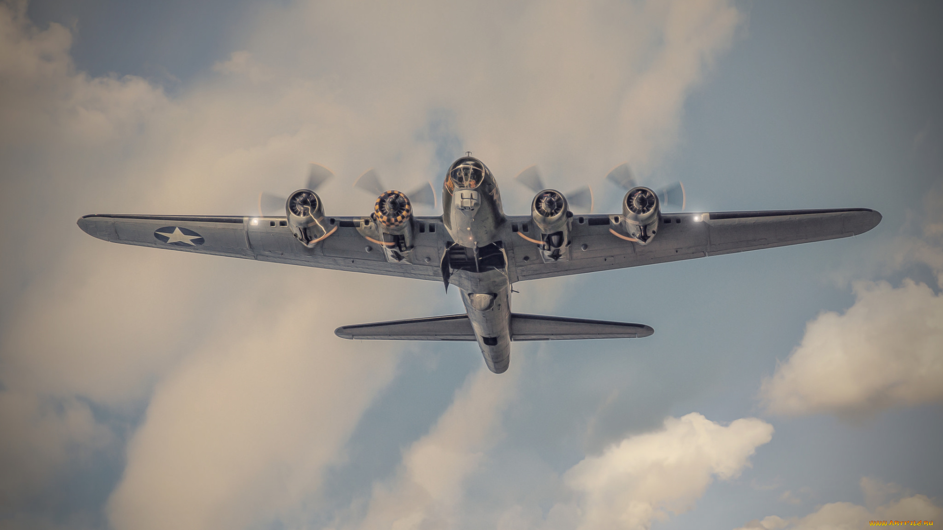b-17, flying, fortress, авиация, боевые, самолёты, бомбардировщик