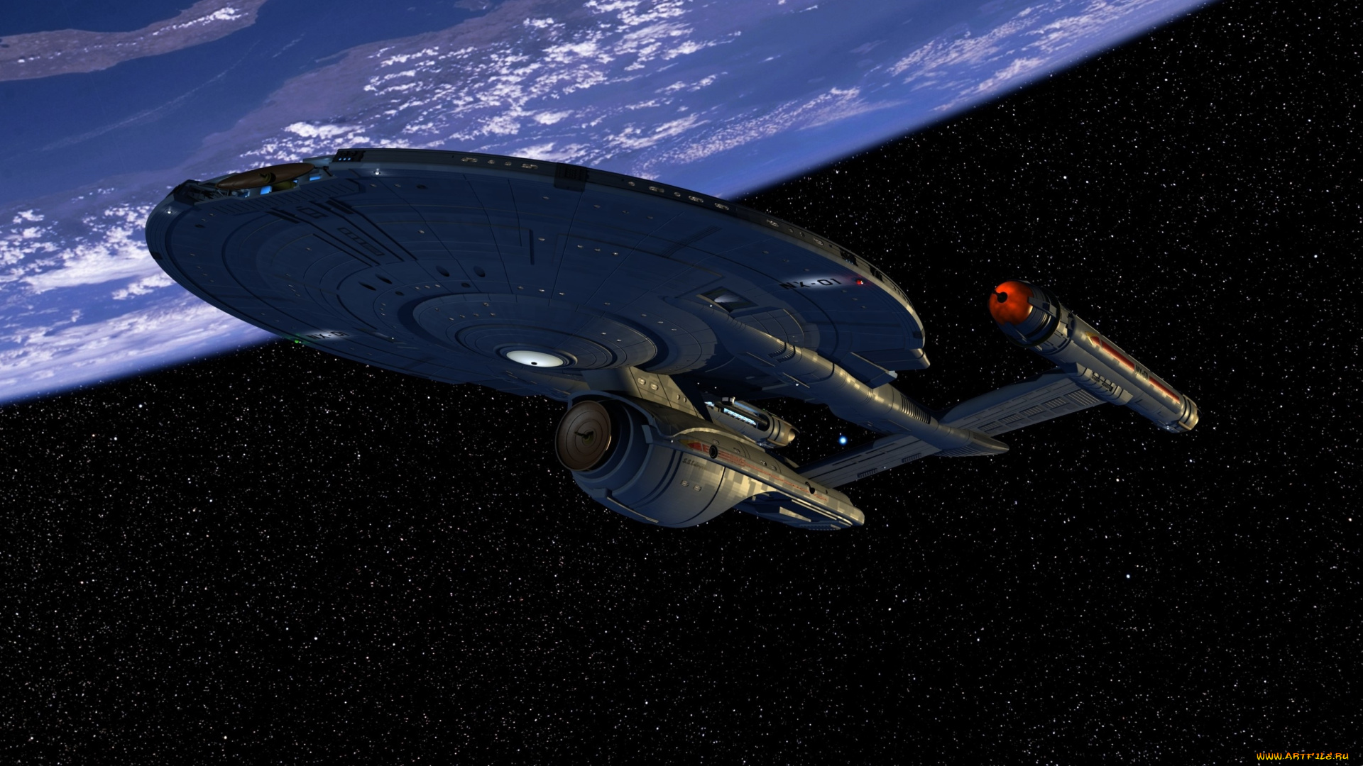 космос, арт, планета, вселенная, полет, космический, корабль