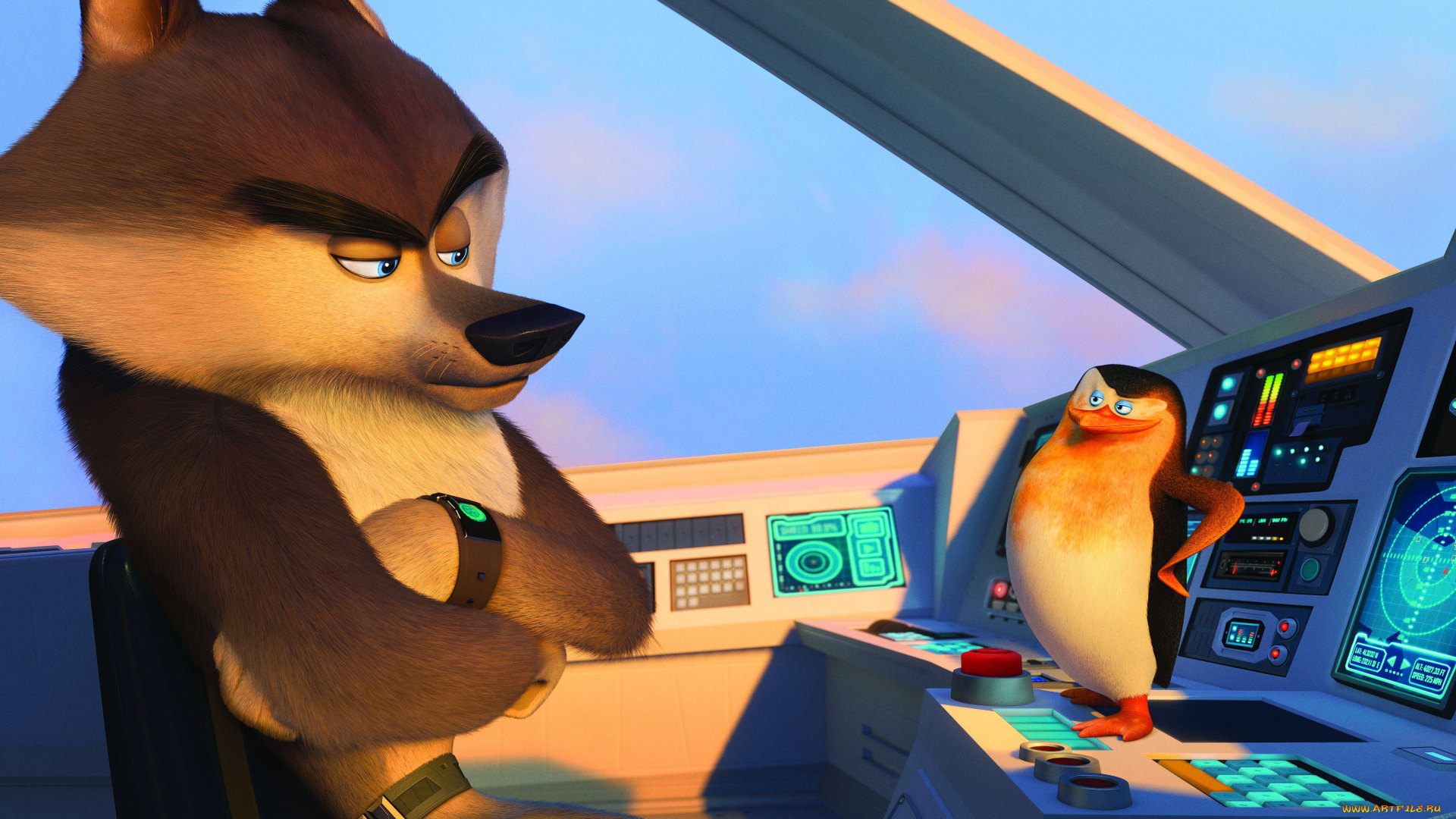 the, penguins, of, madagascar, мультфильмы, персонажи