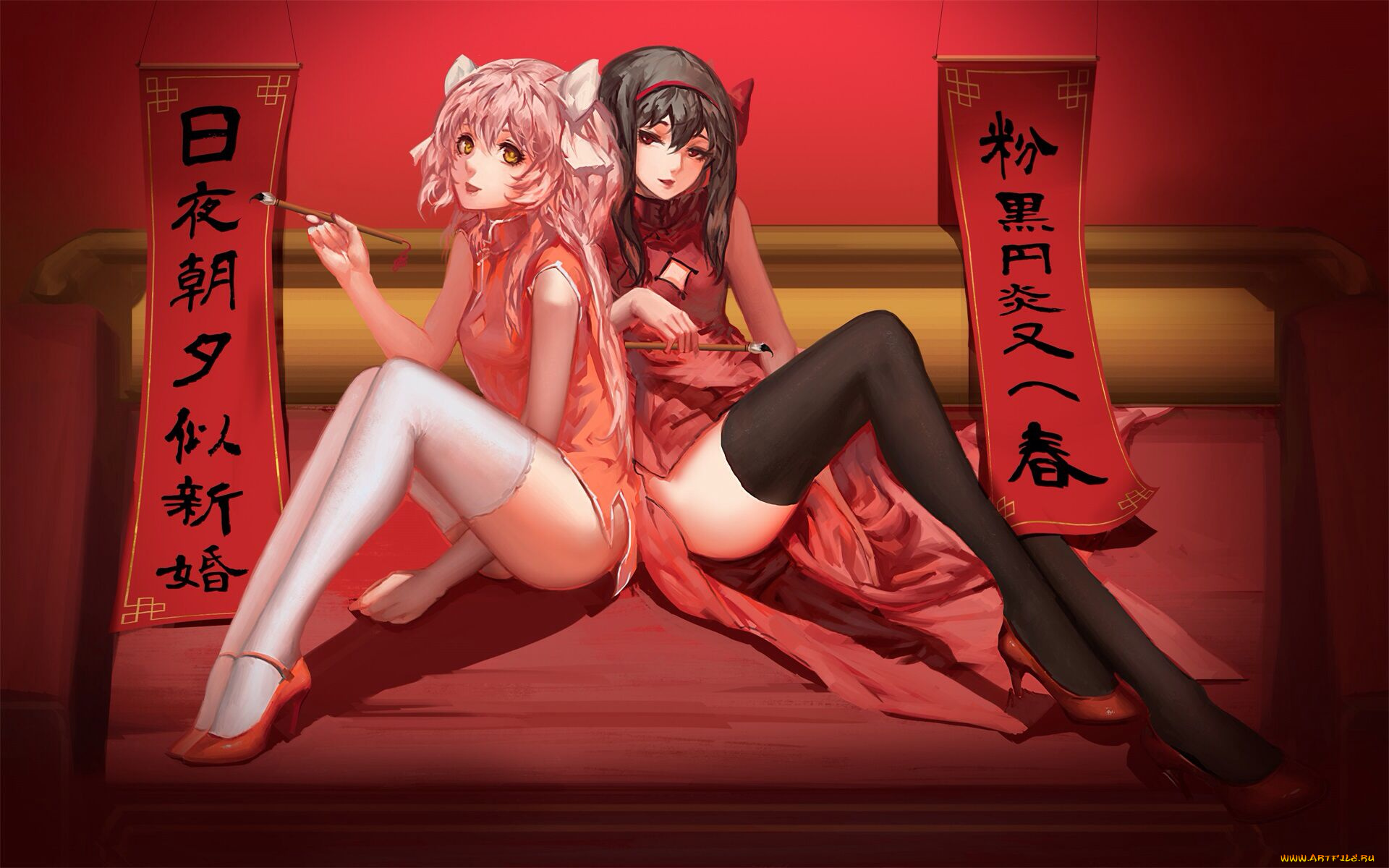 аниме, mahou, shoujo, madoka, magika, mahou, shoujo, madoka, magica, movie, kaname, akemi, homura, blackrabbitsoul