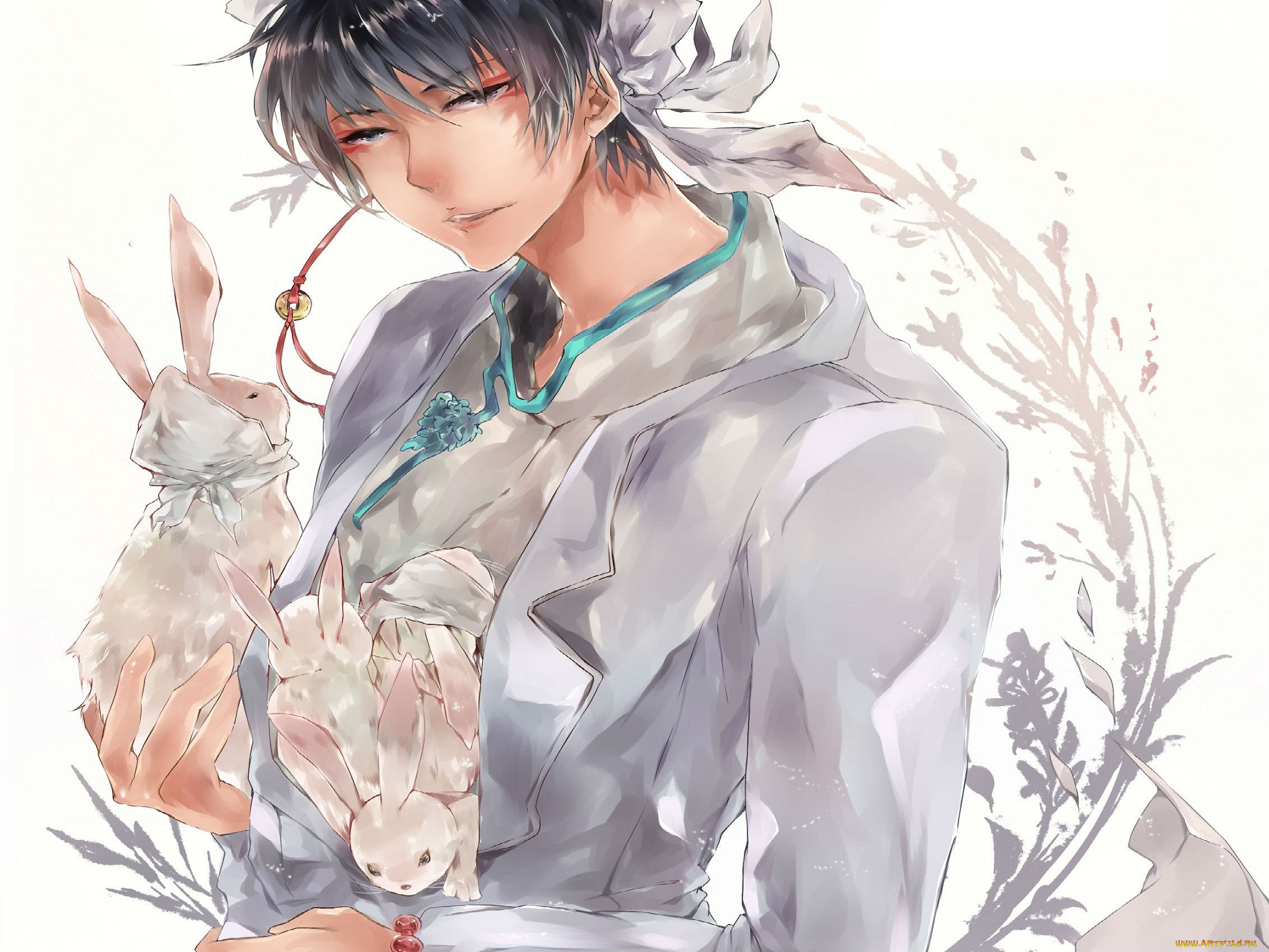 аниме, hoozuki, no, reitetsu, хакутаку, хладнокровный, хозуки