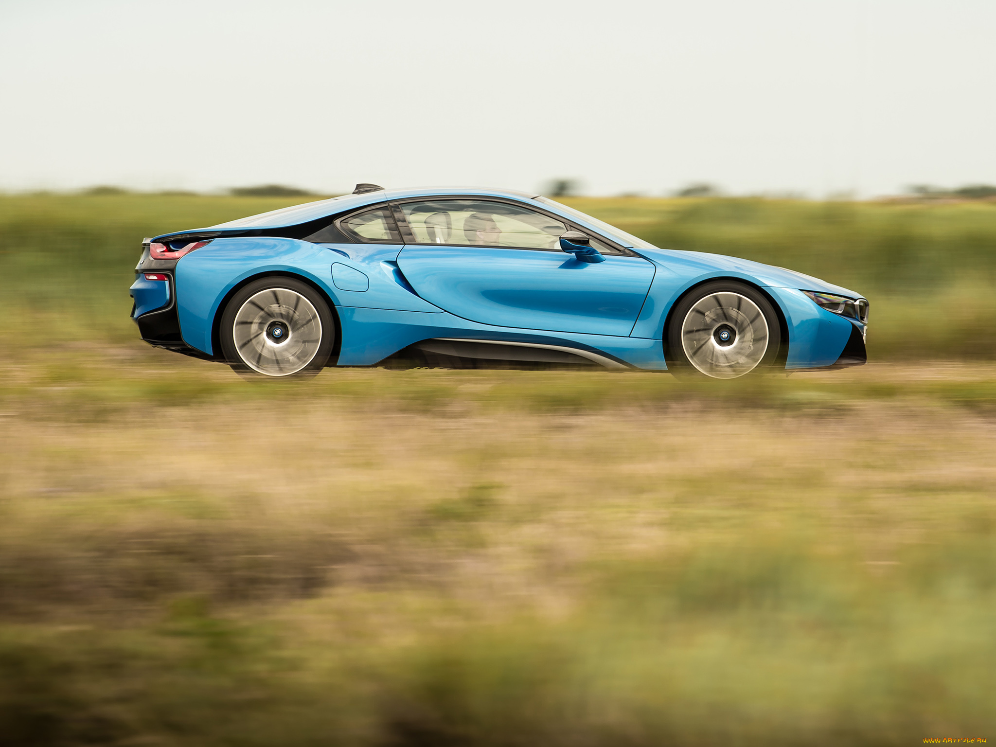 автомобили, bmw, i8, uk-spec, 2014г, синий