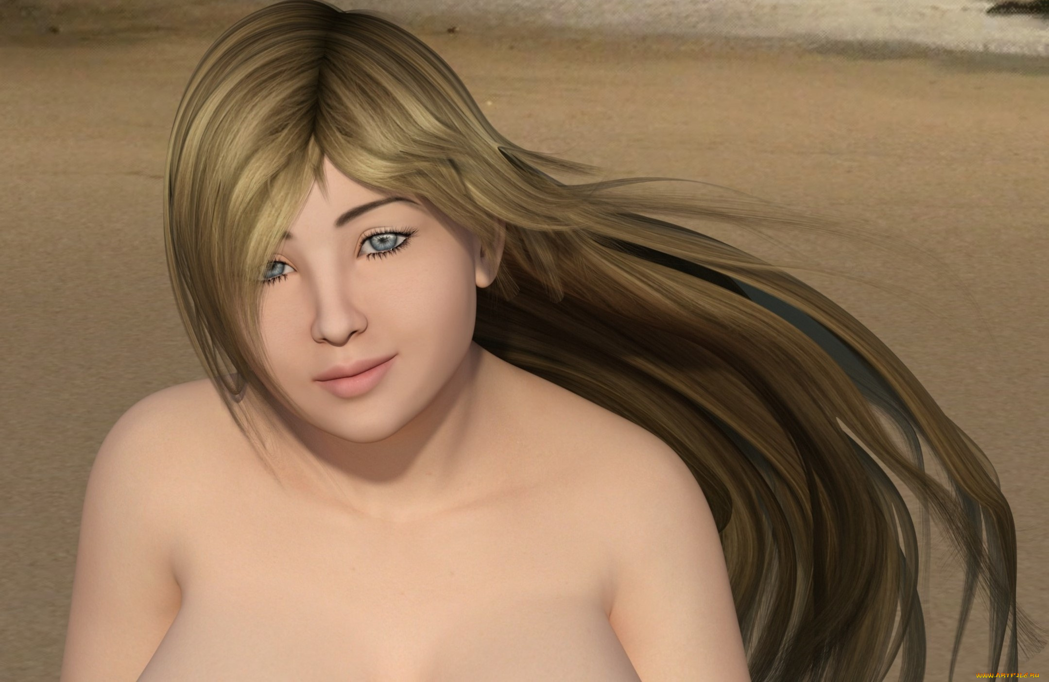 3д, графика, портрет, , portraits, девушка, взгляд, фон