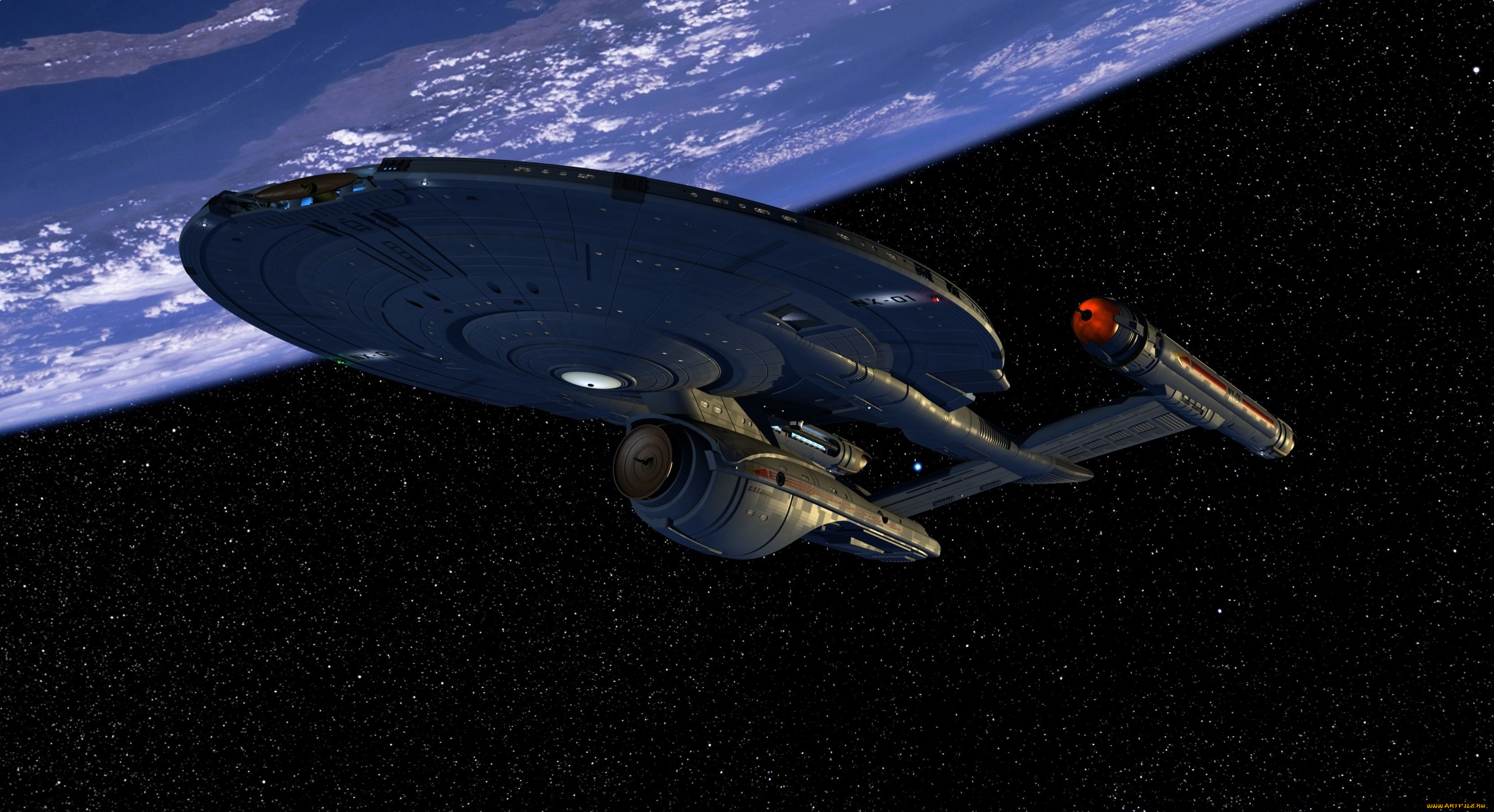 космос, арт, планета, вселенная, полет, космический, корабль