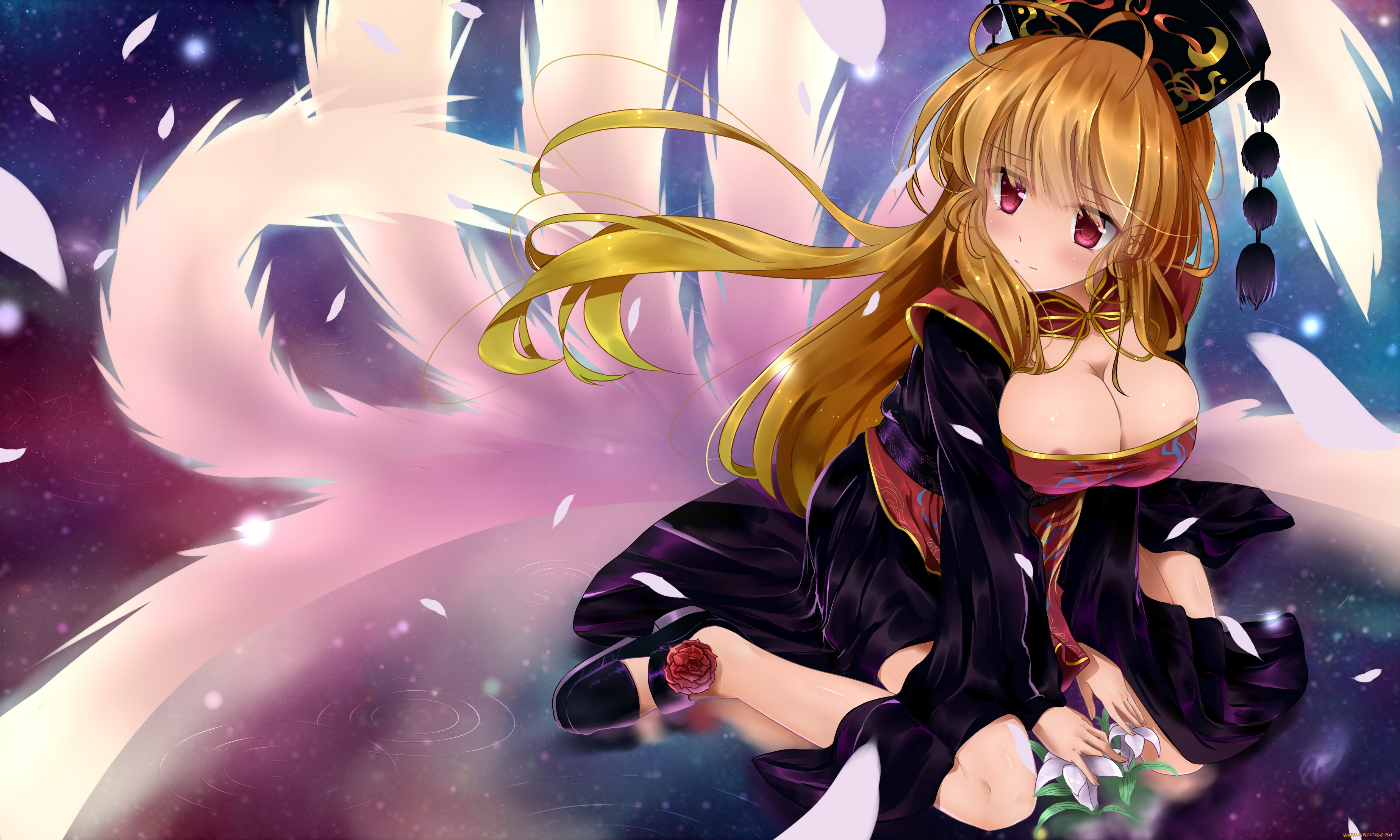 аниме, touhou, junko, xuanlin, jingshuang