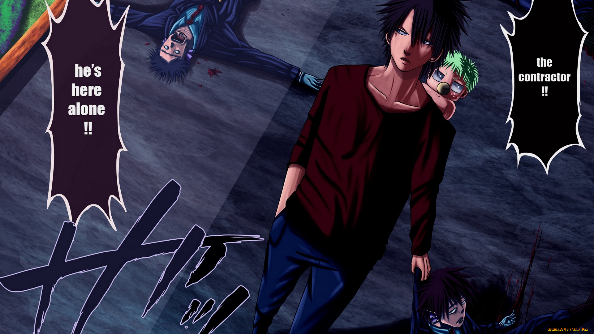 аниме, beelzebub, тацуми, ога, вельзепуз