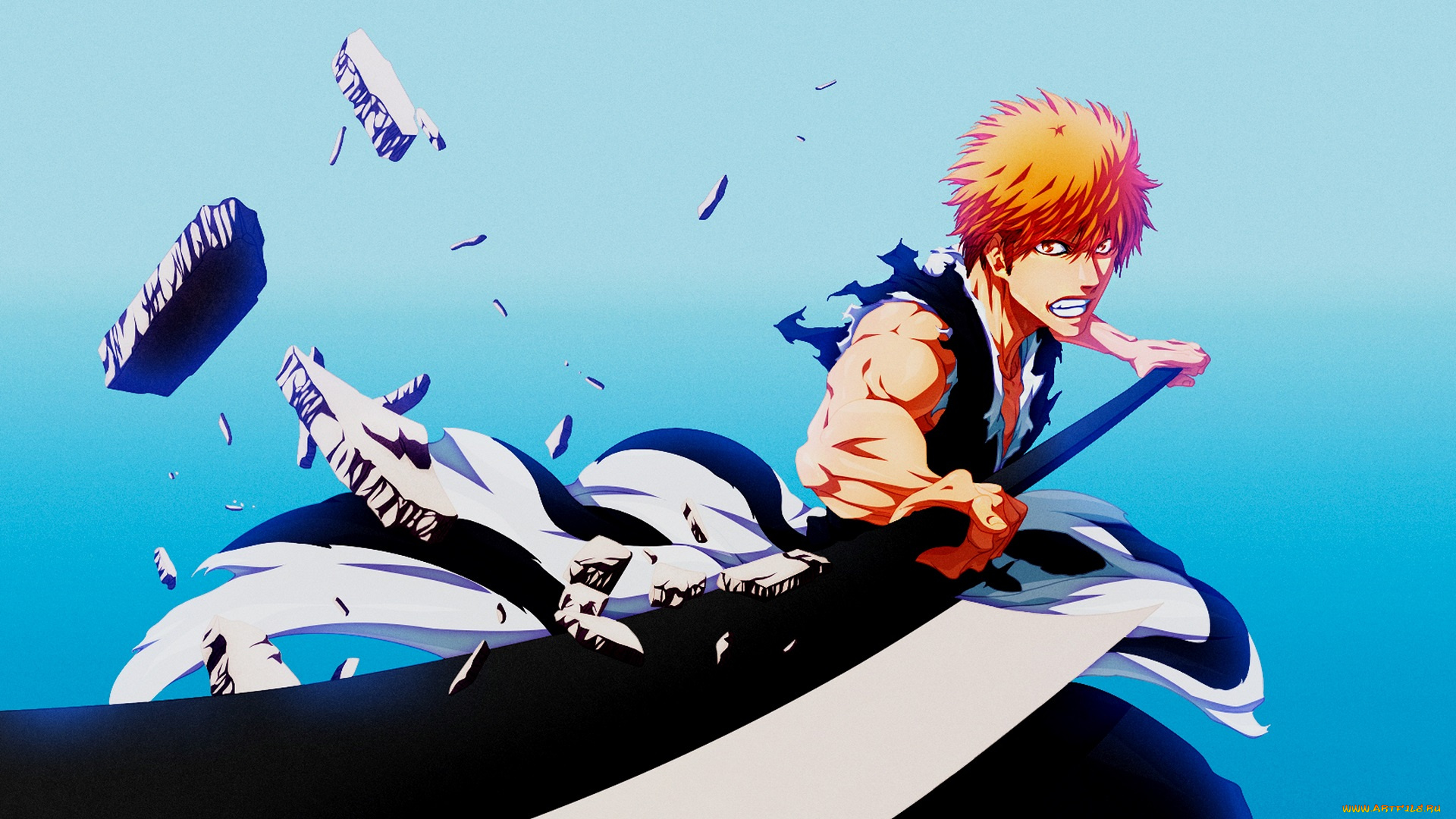 аниме, bleach, ичиго, куросаки