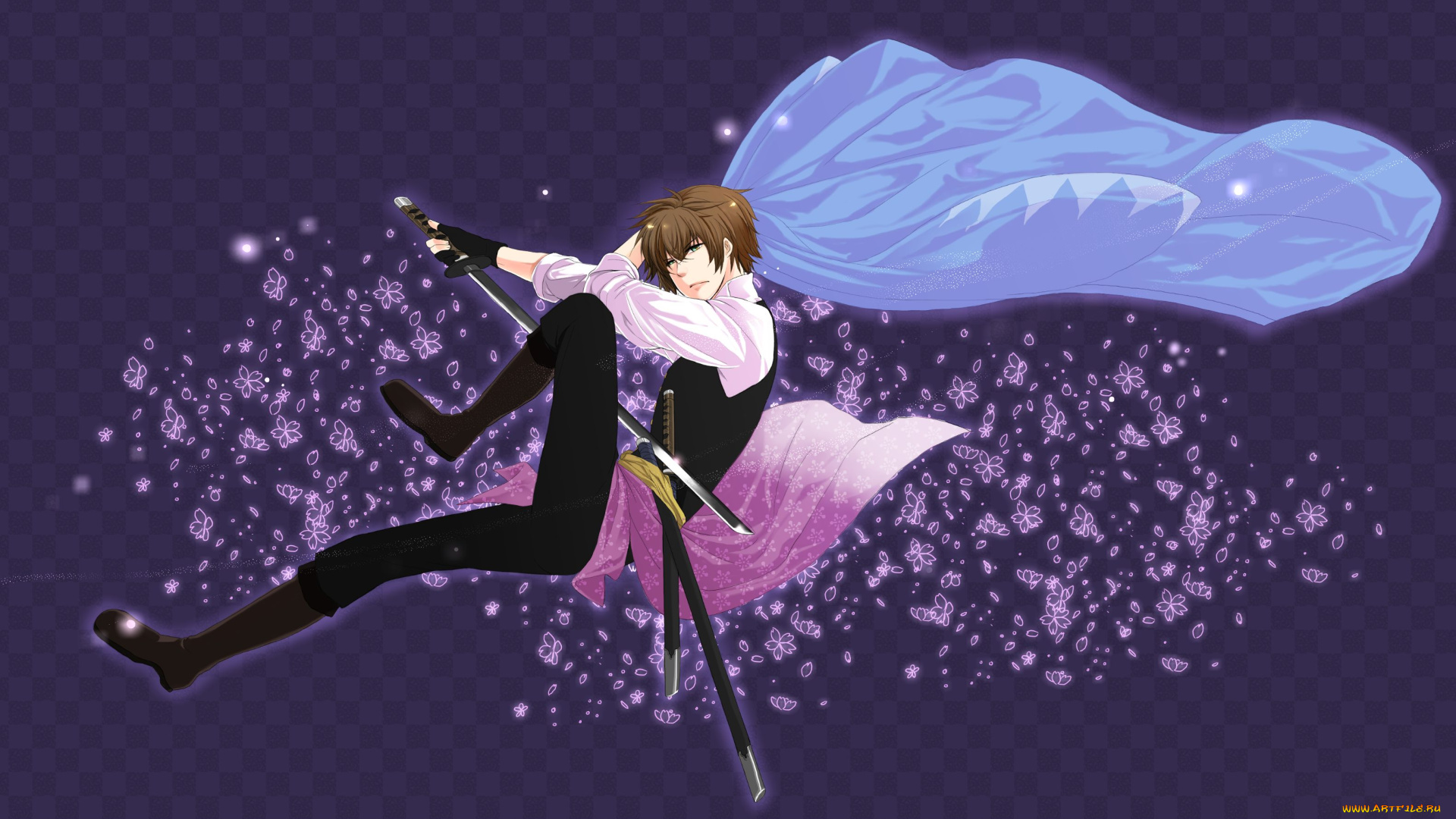 аниме, hakuouki, toudou, heisuke