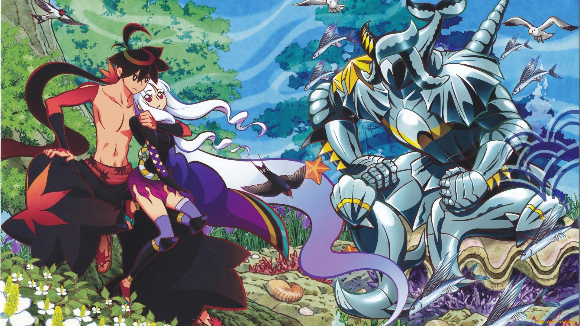 аниме, katanagatari, персонажи