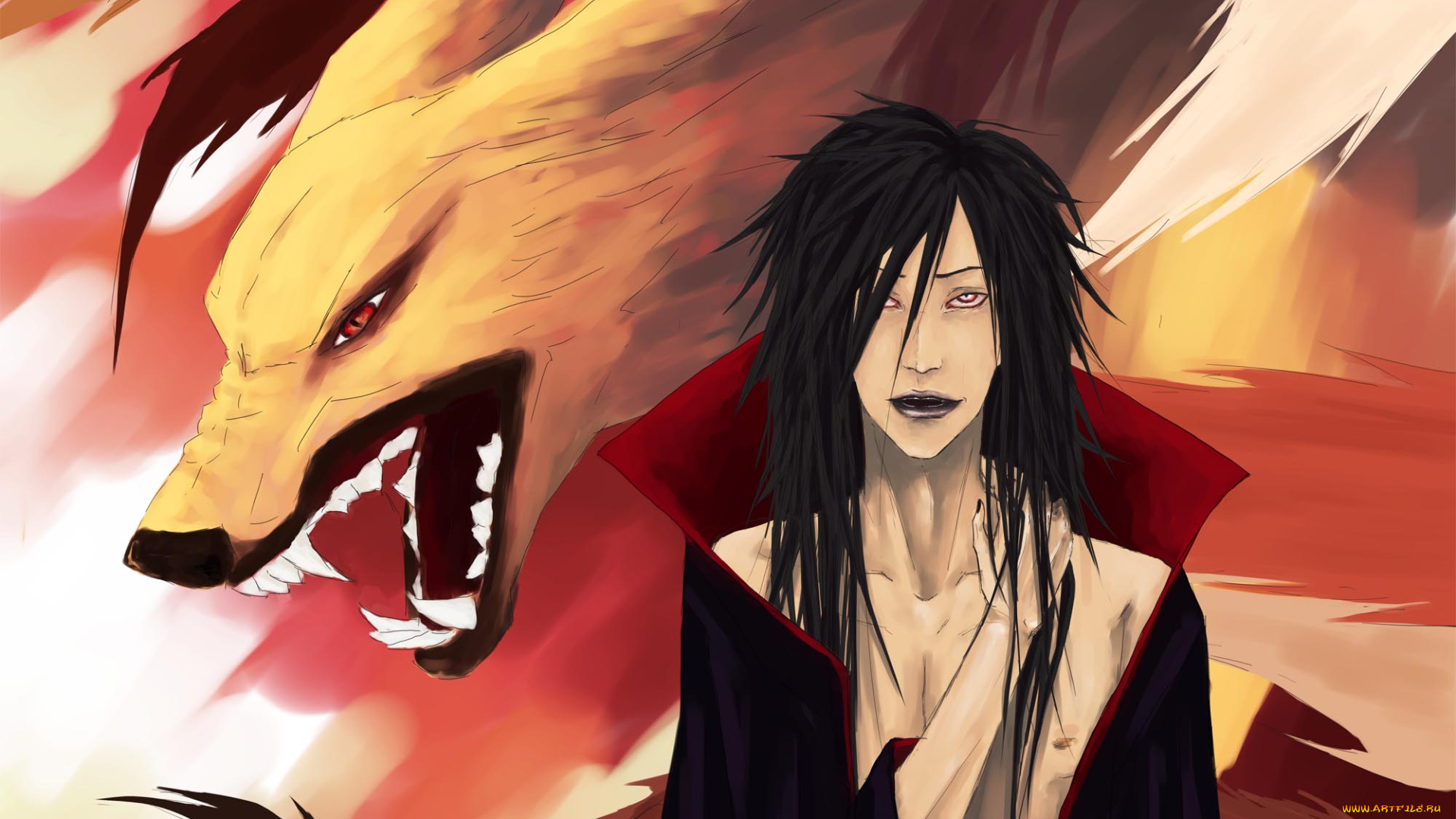 аниме, naruto, uchiha, madara